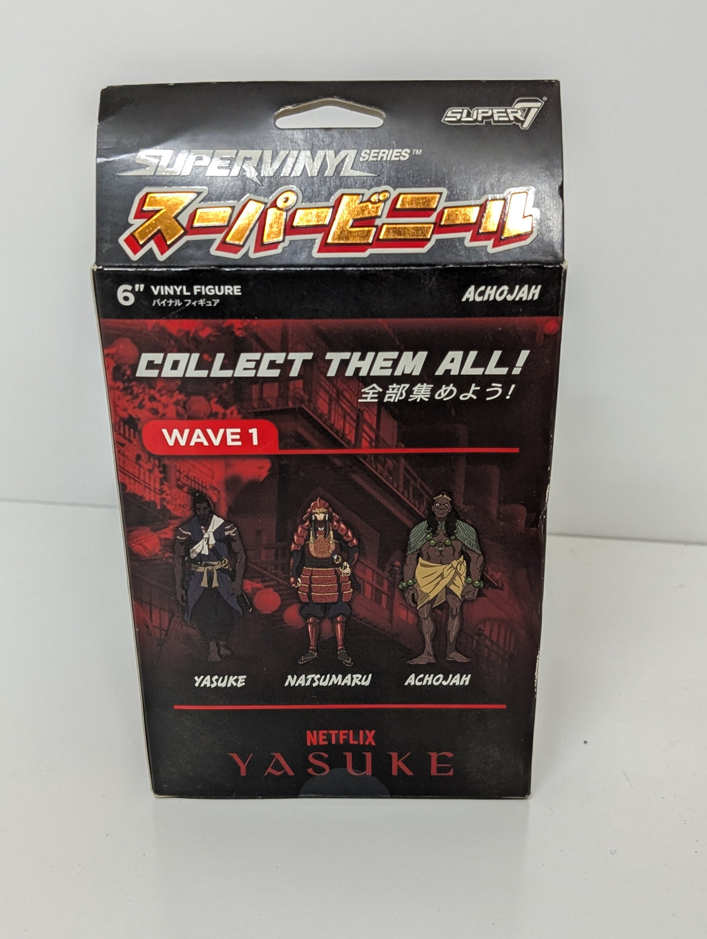 Super7 Netflix Yasuke Achojah 6-Inch Vinyl Figure SuperVinyl Series Wave 1 Collectible