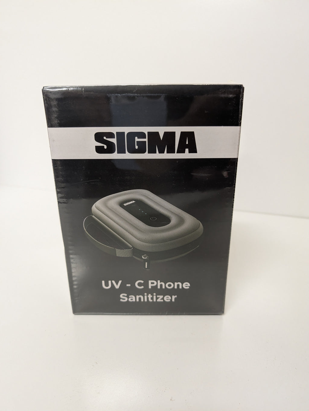 Sigma UV-C Phone Sanitizer Portable LED Sterilizer Case (Gray/Black, New)