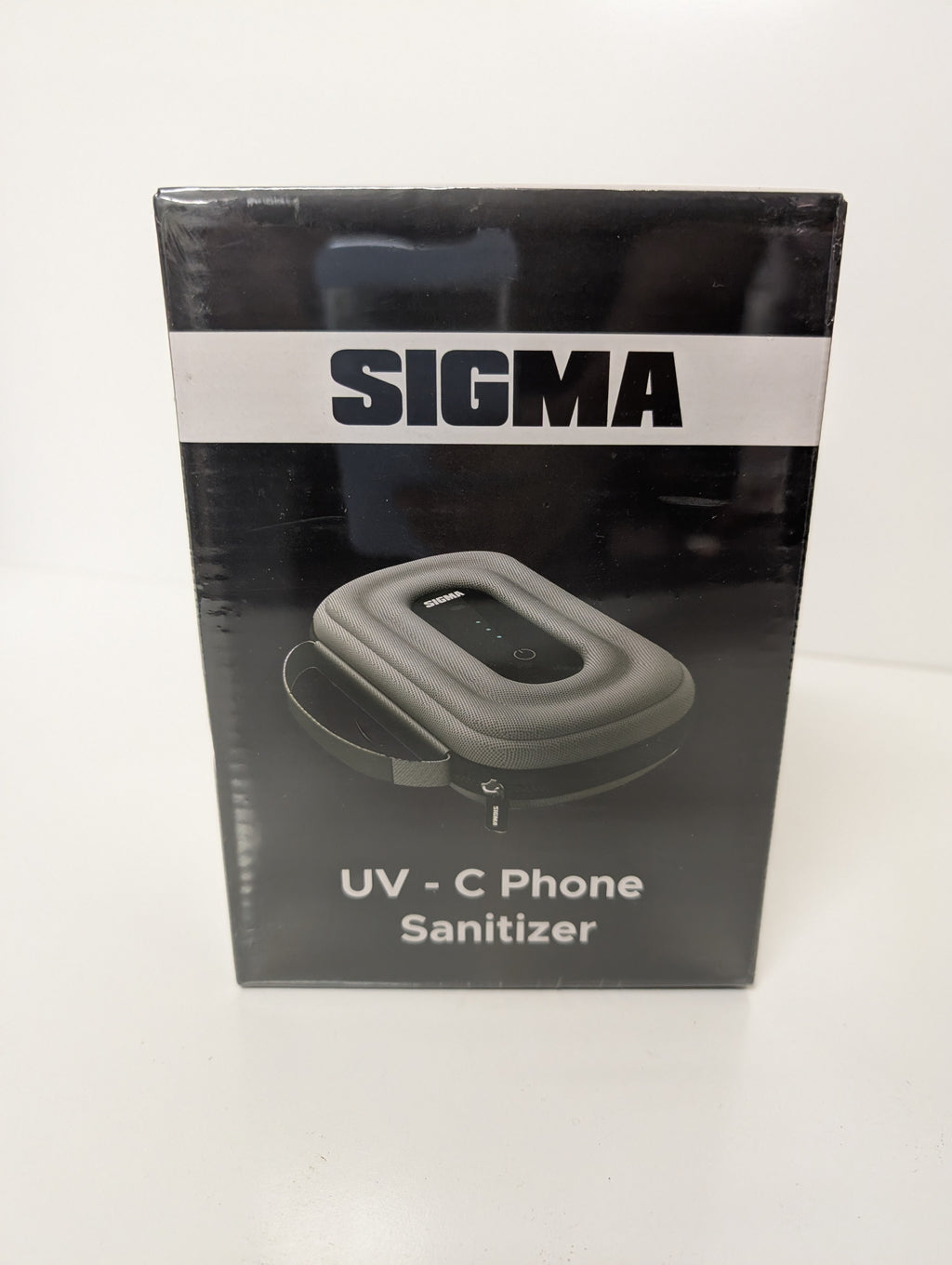 Sigma UV-C Phone Sanitizer Portable LED Sterilizer Case (Gray/Black, New)