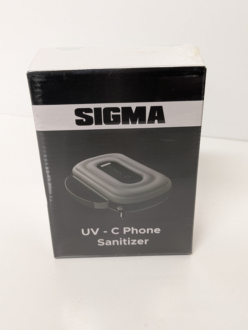 Sigma UV-C Phone Sanitizer Portable LED Sterilizer Case (Gray/Black, New)