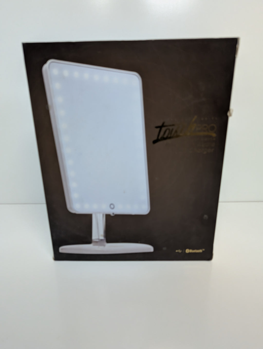 Impressions Vanity TouchPro LED Makeup Mirror with Bluetooth Speaker & USB Charger (Open Box, Unused)