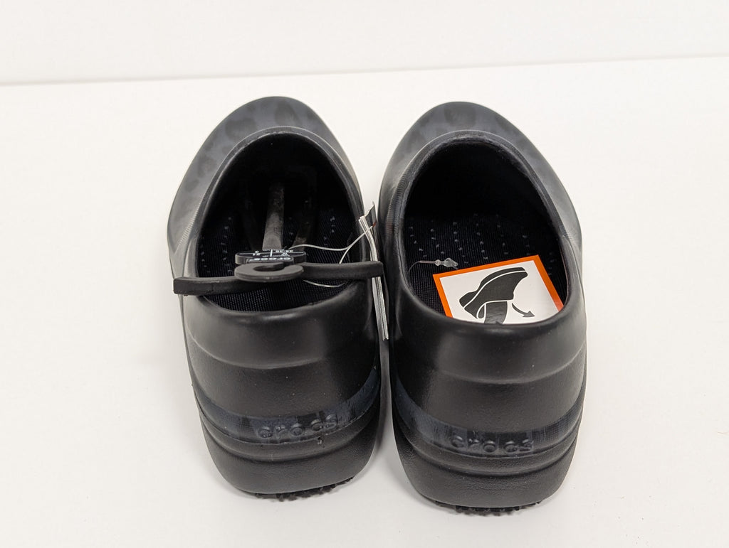Crocs Neria Pro II Graphic Clog Women’s Size 5 – Black Leopard Print (New)