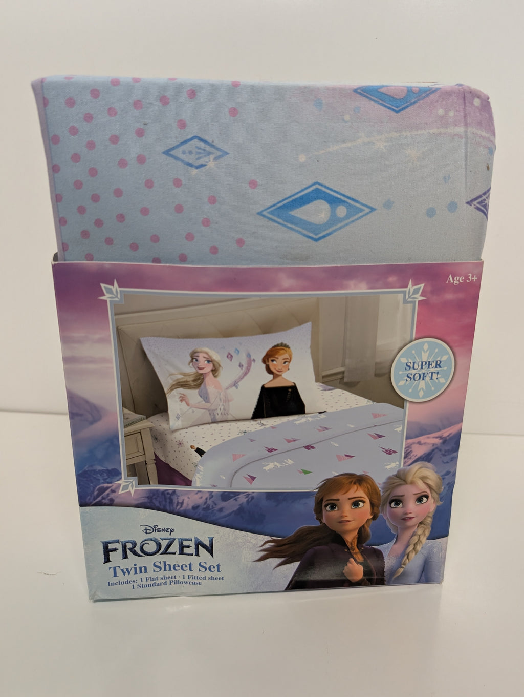 Disney Frozen Twin Sheet Set Featuring Elsa & Anna Super Soft Kids Bedding