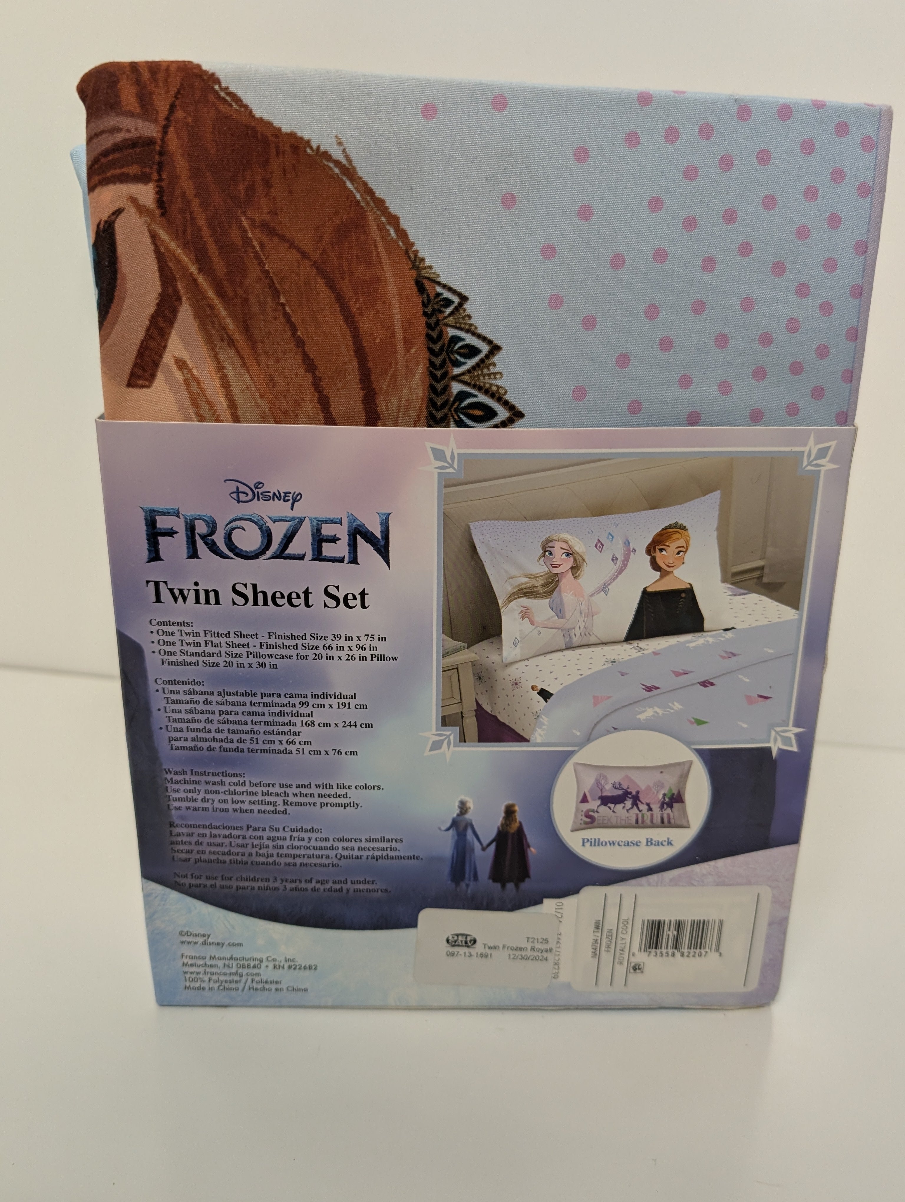 Disney Frozen Twin Sheet Set Featuring Elsa & Anna Super Soft Kids Bedding