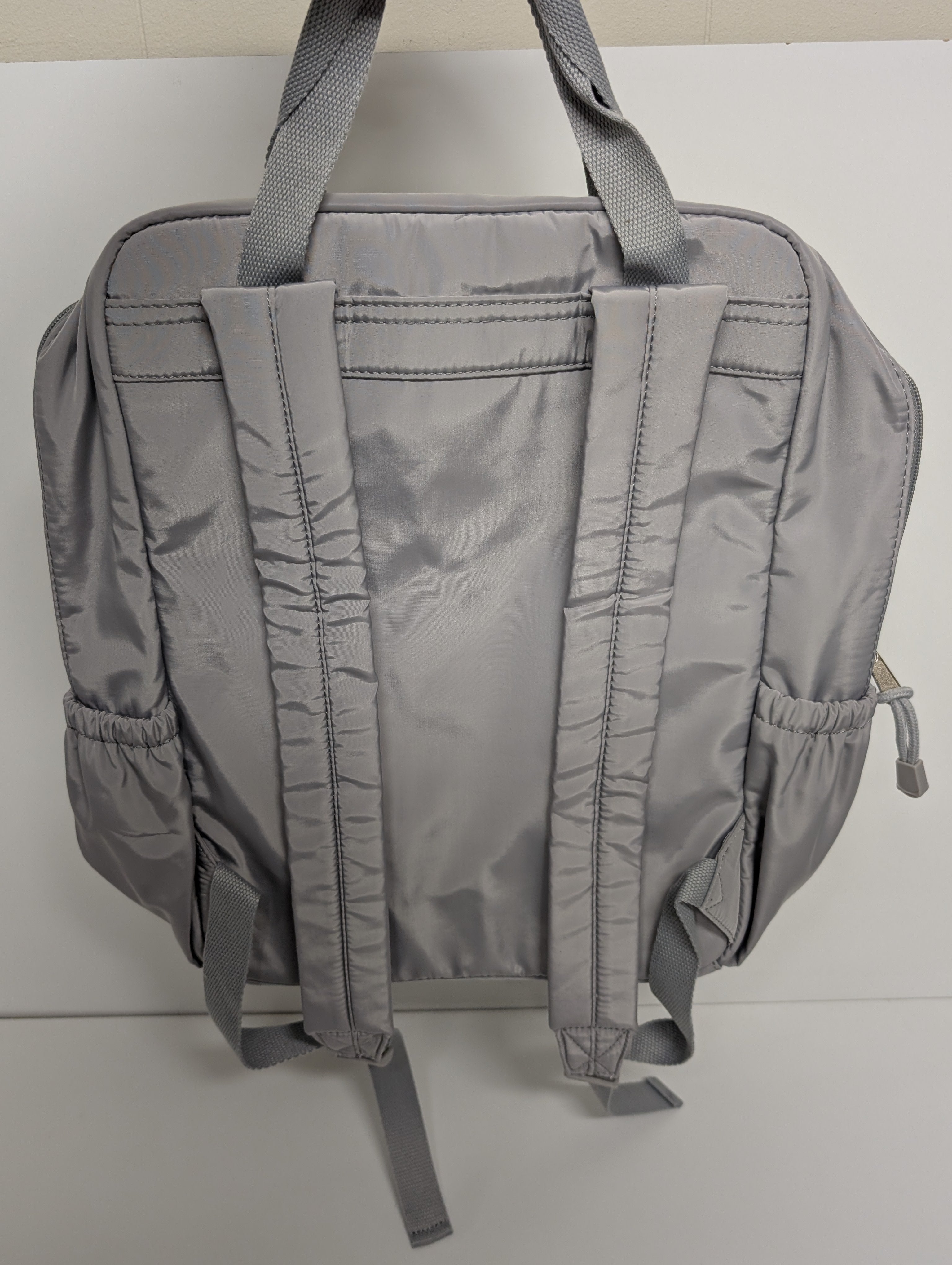Wild Fable Gray Recycled Polyester Backpack with Keychain Accessory (New with Tags)