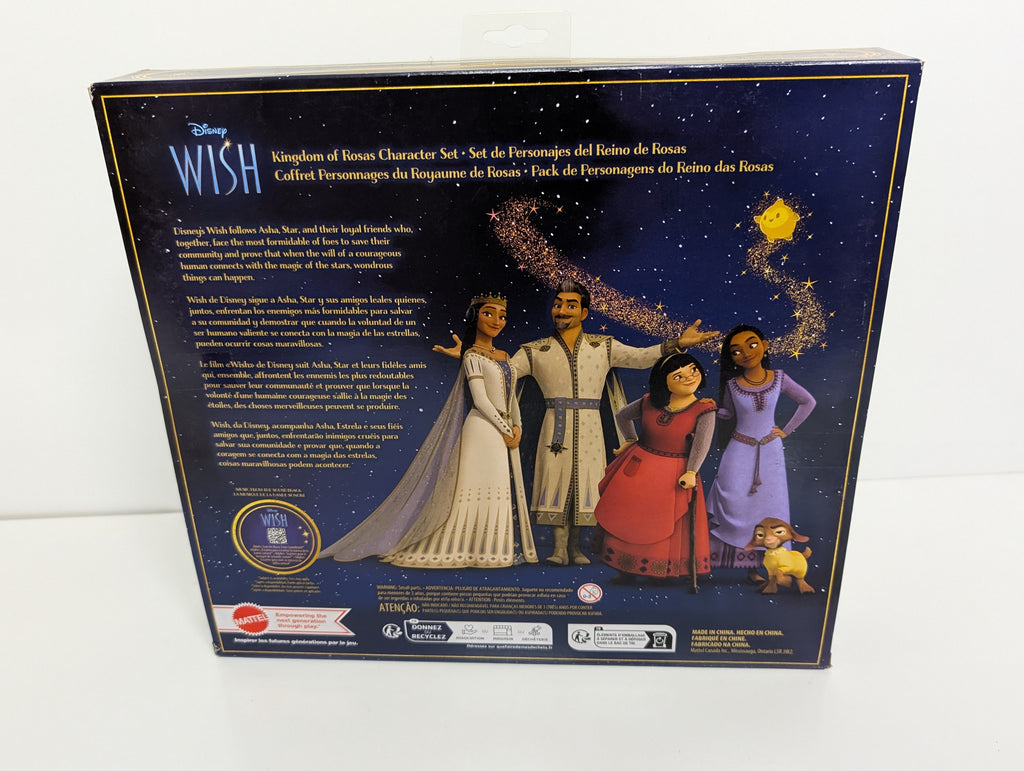 Disney Wish Kingdom of Rosas Character Set (Mattel 15-Piece Figure Collection, 2023)