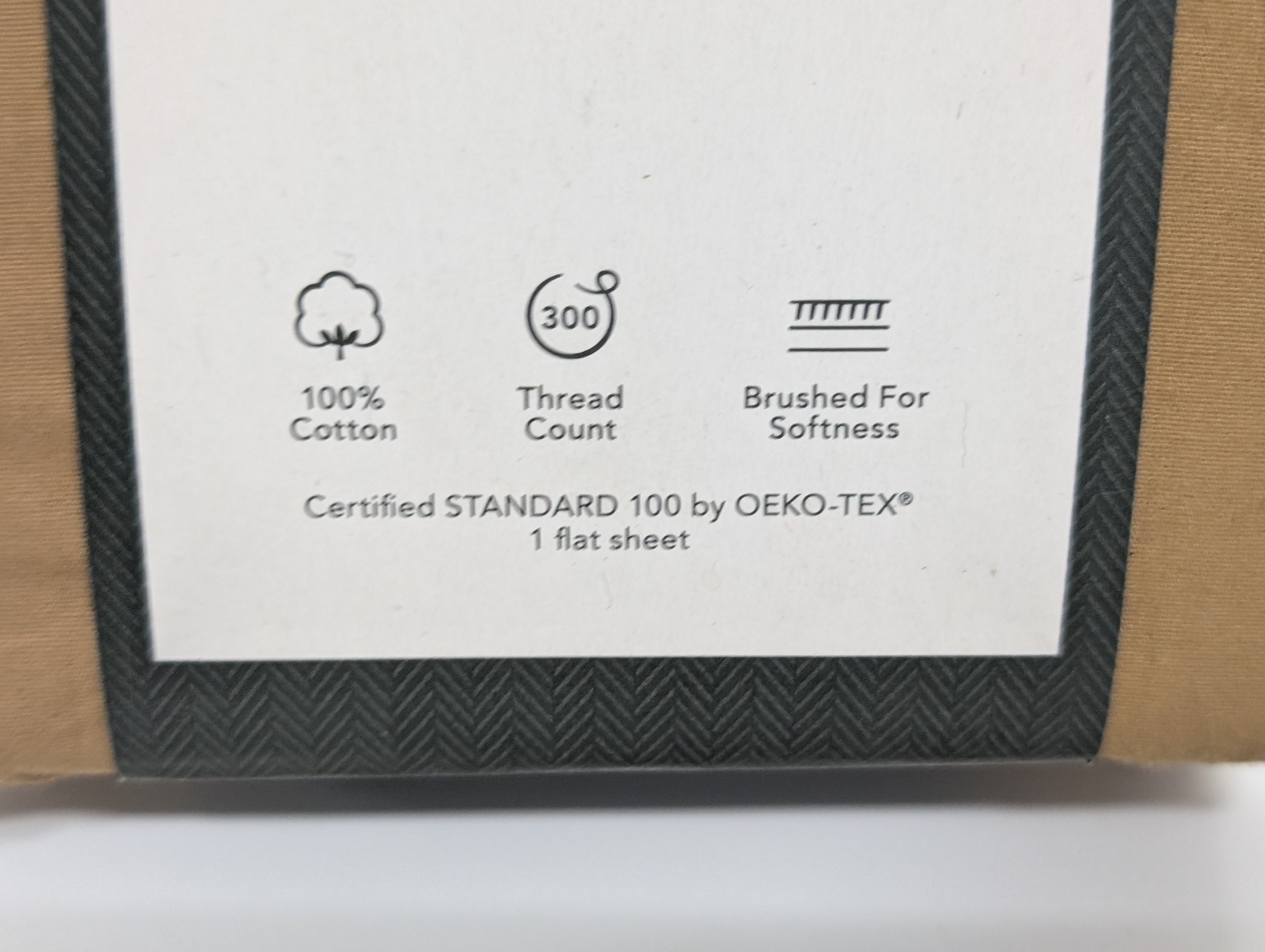 Threshold Ultra Soft 100% Cotton Flat Sheet – King Size (K Flat Brown)