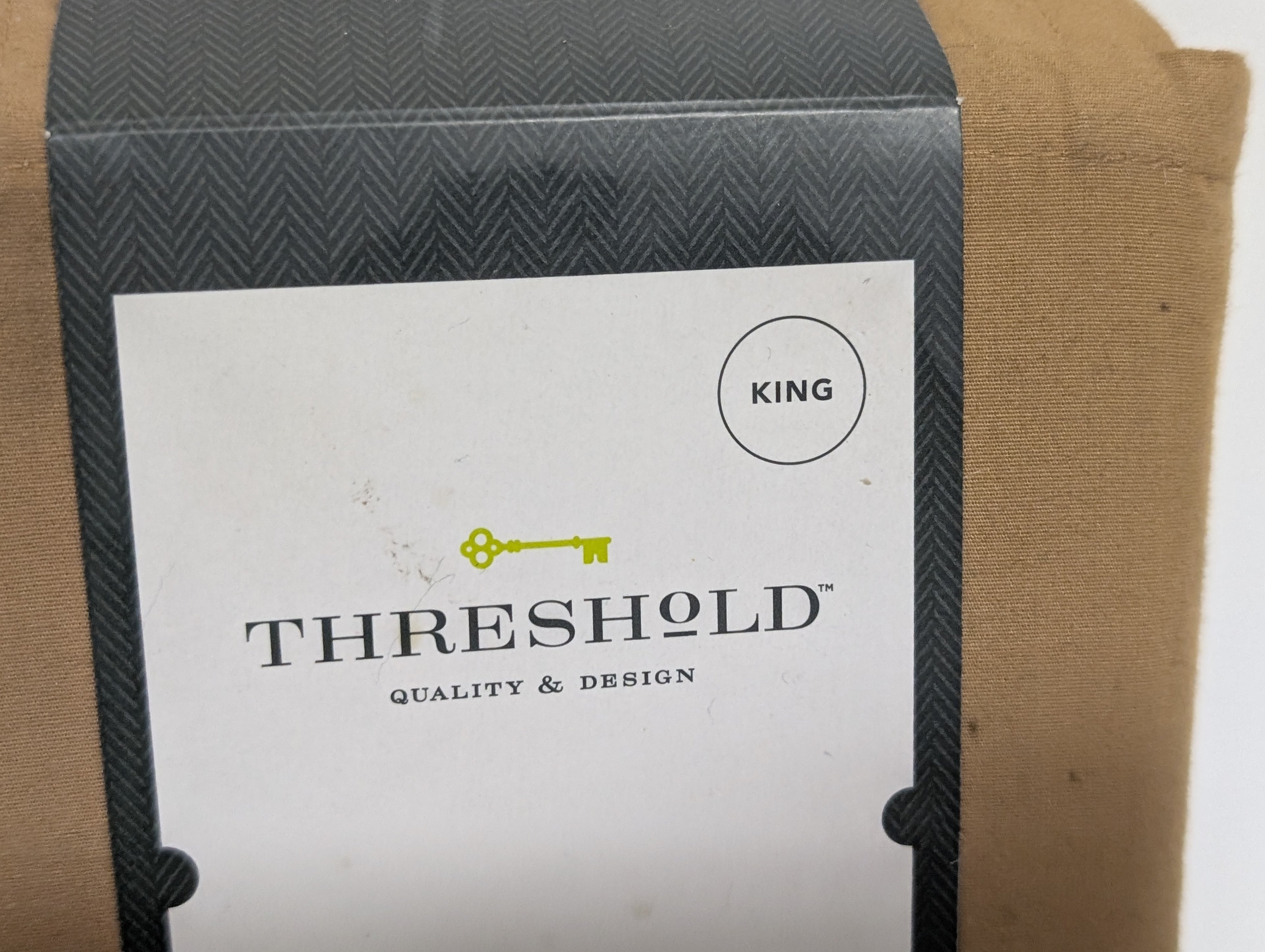 Threshold Ultra Soft 100% Cotton Flat Sheet – King Size (K Flat Brown)