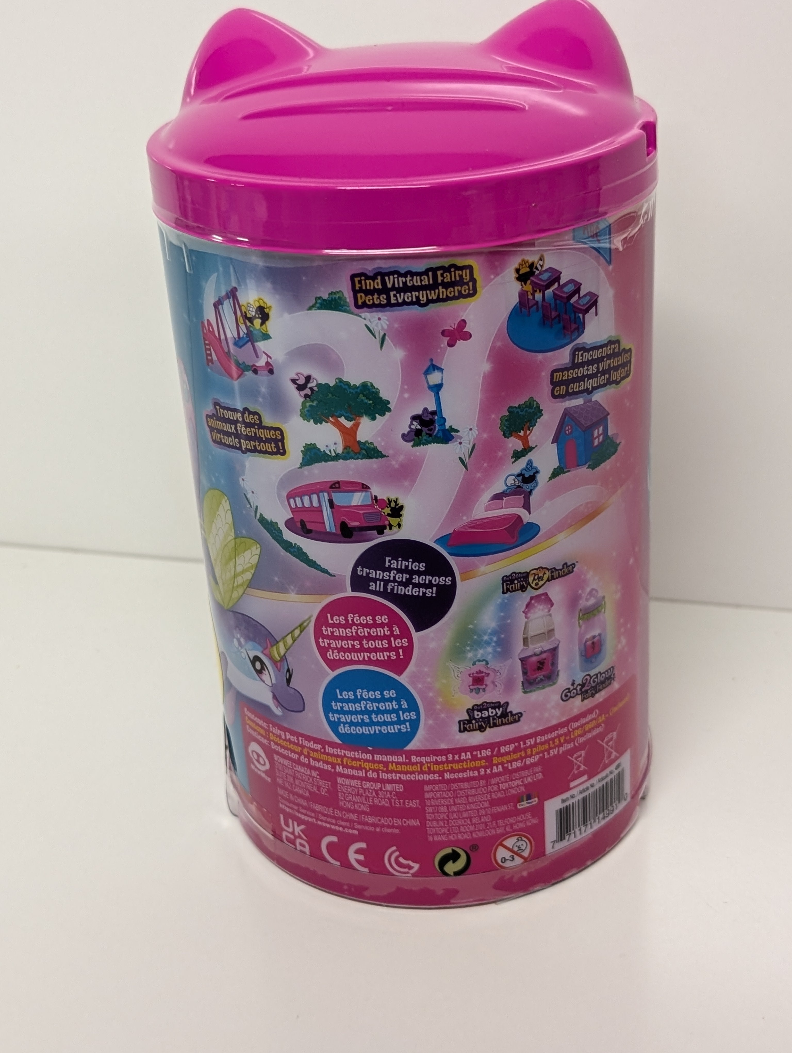 WowWee Got2Glow Fairy Pet Finder Interactive Electronic Toy (Model 4991, Pink)