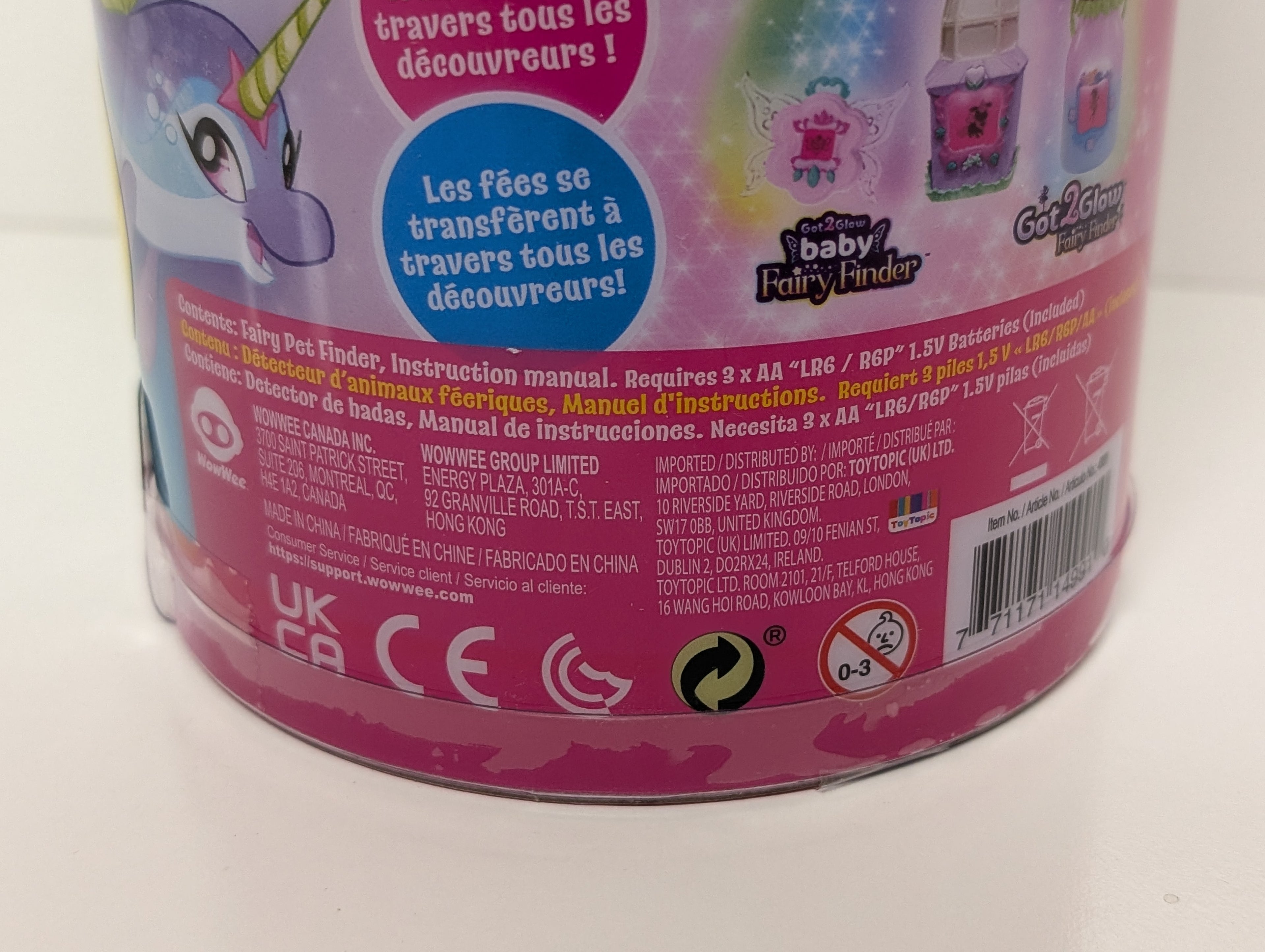 WowWee Got2Glow Fairy Pet Finder Interactive Electronic Toy (Model 4991, Pink)