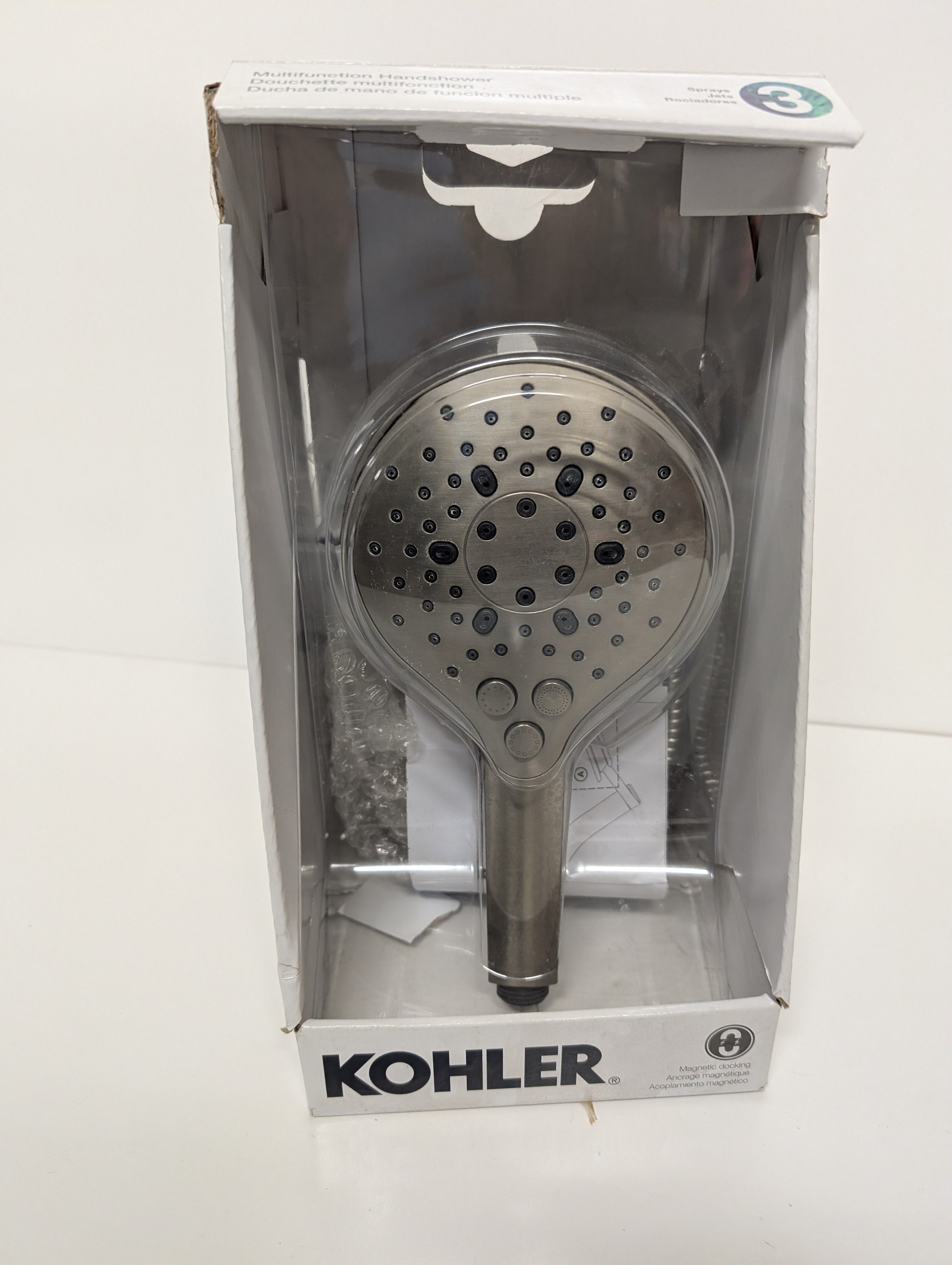Kohler Prosecco Multifunction Handshower Vibrant Brushed Nickel Finish