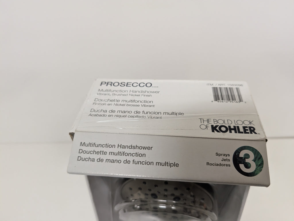 Kohler Prosecco Multifunction Handshower Vibrant Brushed Nickel Finish