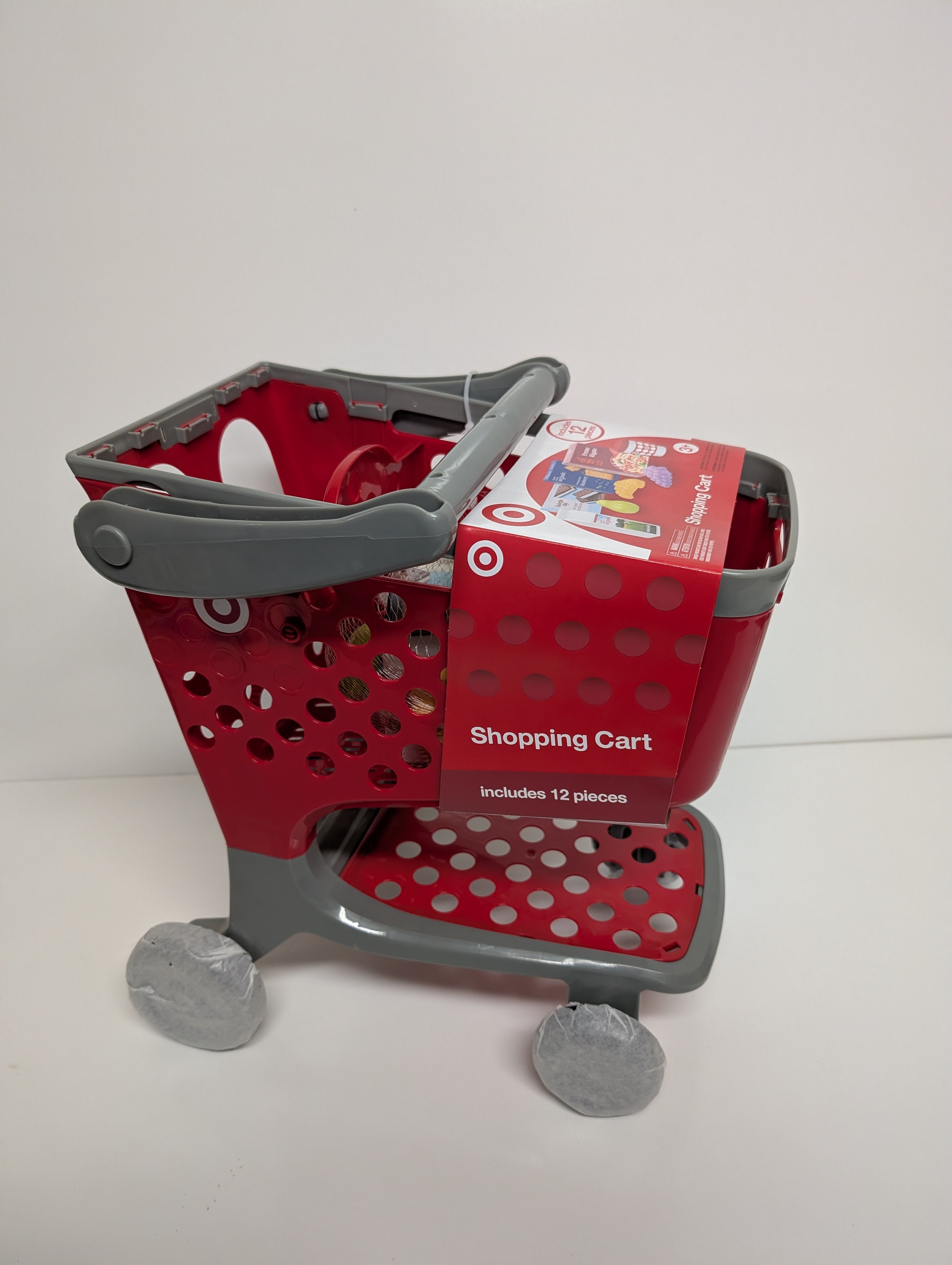 Target Play Shopping Cart with 12 Pretend Food Pieces (Kids Toy, Ages 3+)