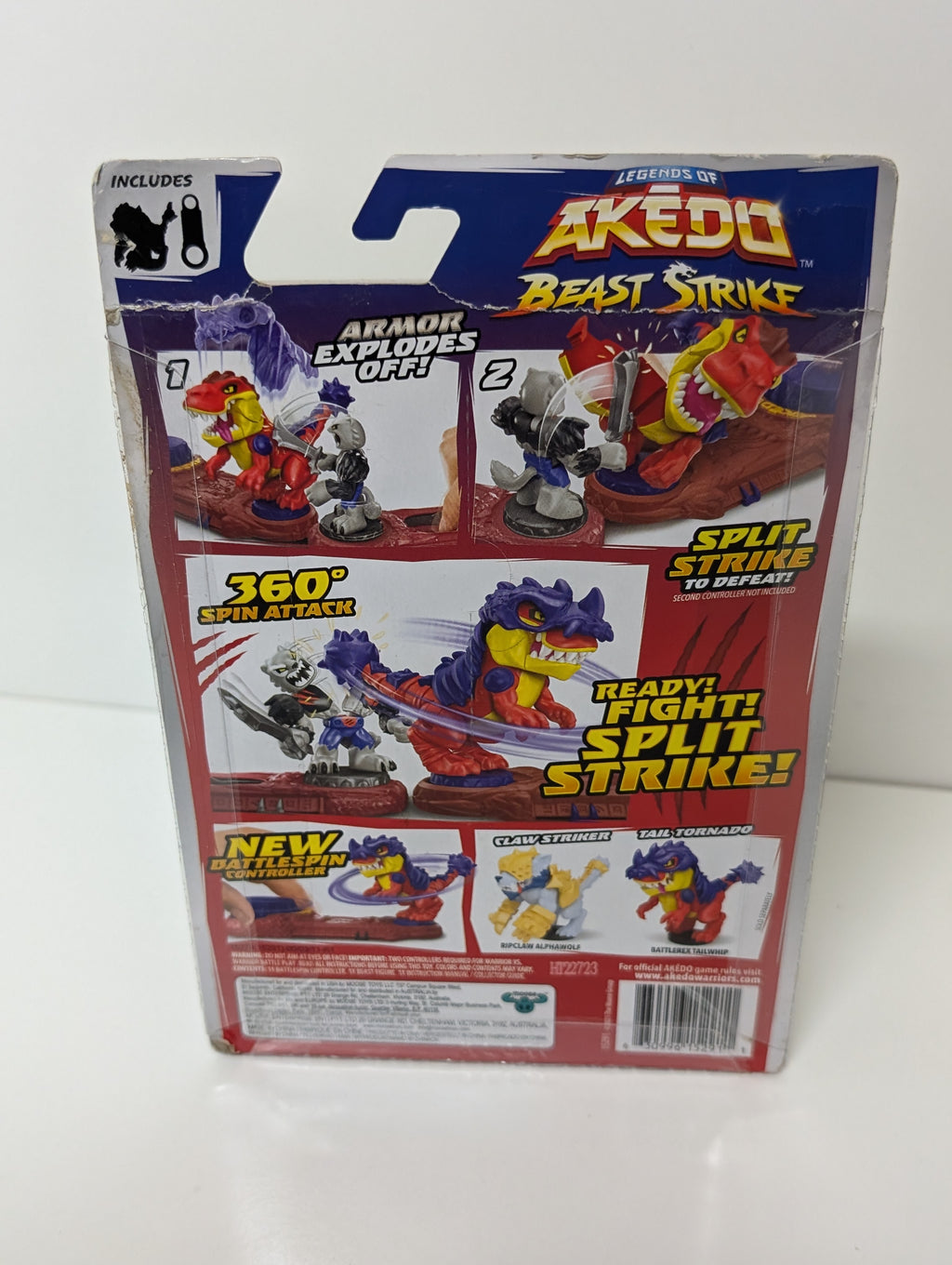Legends of Akedo Beast Strike Ultra Beasts Ripclaw Alphawolf Figure (New in Box)