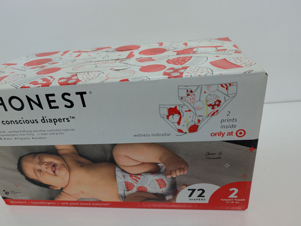 The Honest Company Clean Conscious Diapers – Size 2 (72 Count, Target Exclusive Prints)