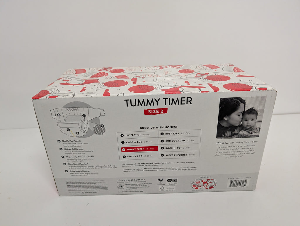 The Honest Company Clean Conscious Diapers – Size 2 (72 Count, Target Exclusive Prints)