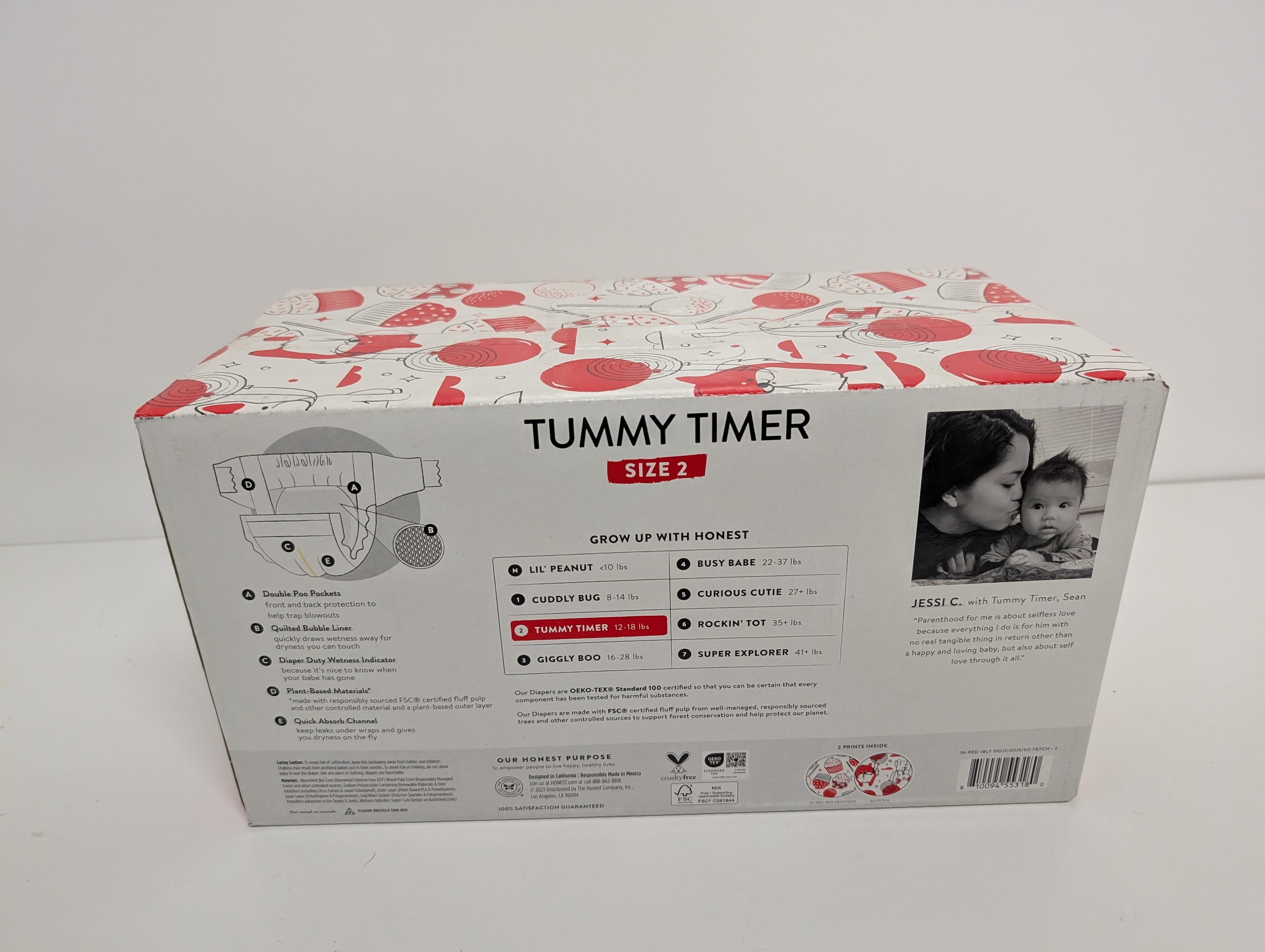The Honest Company Clean Conscious Diapers – Size 2 (72 Count, Target Exclusive Prints)