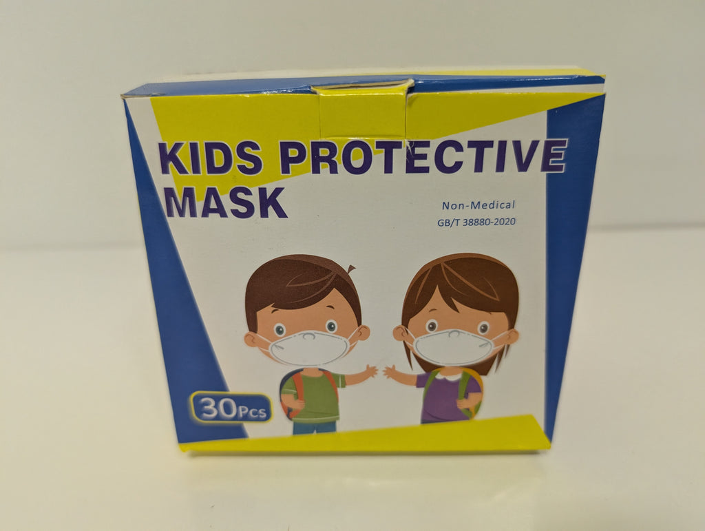 Kids Protective Masks – 30 Pack (Non-Medical, Disposable Face Masks)