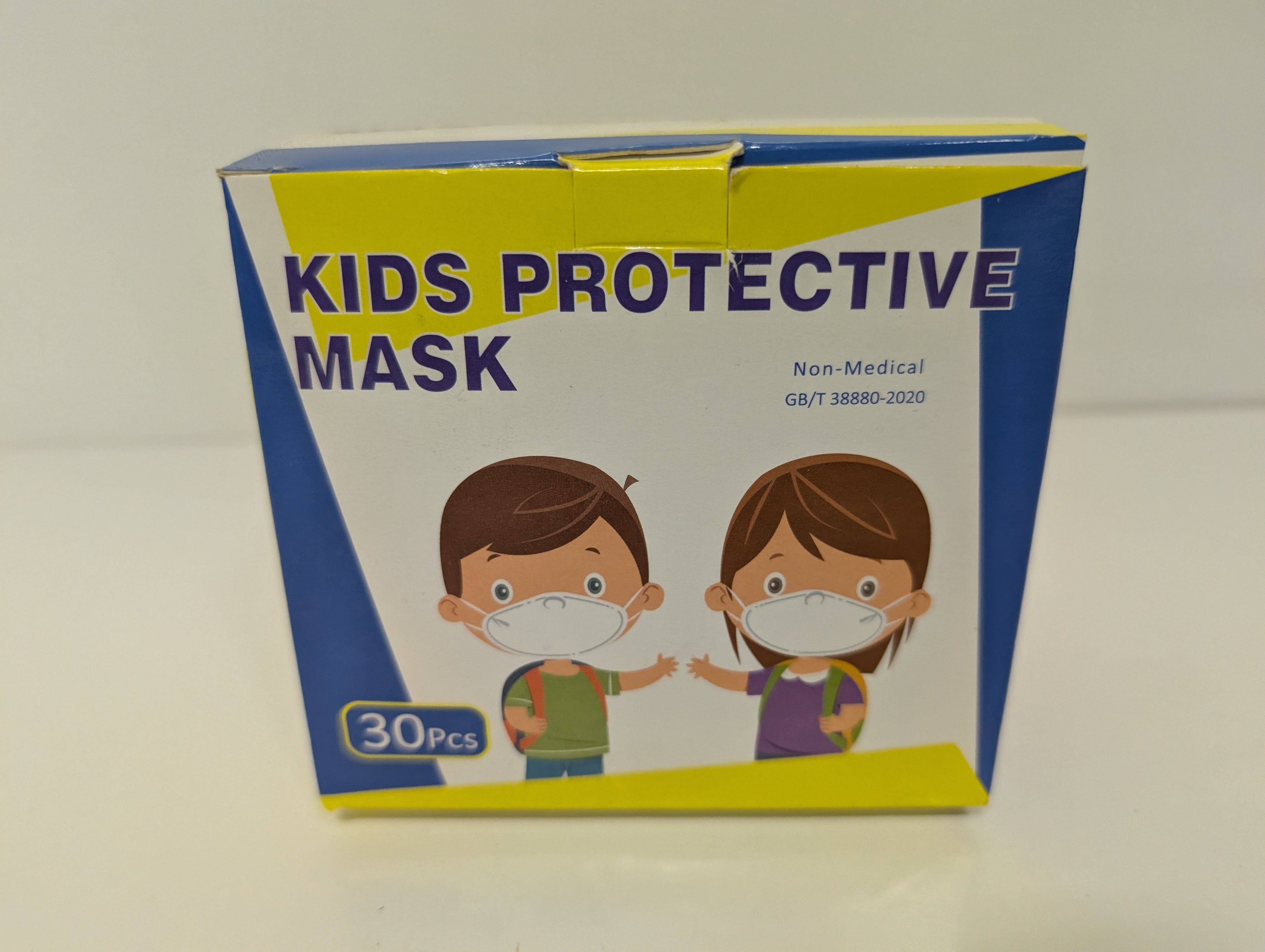Kids Protective Masks – 30 Pack (Non-Medical, Disposable Face Masks)