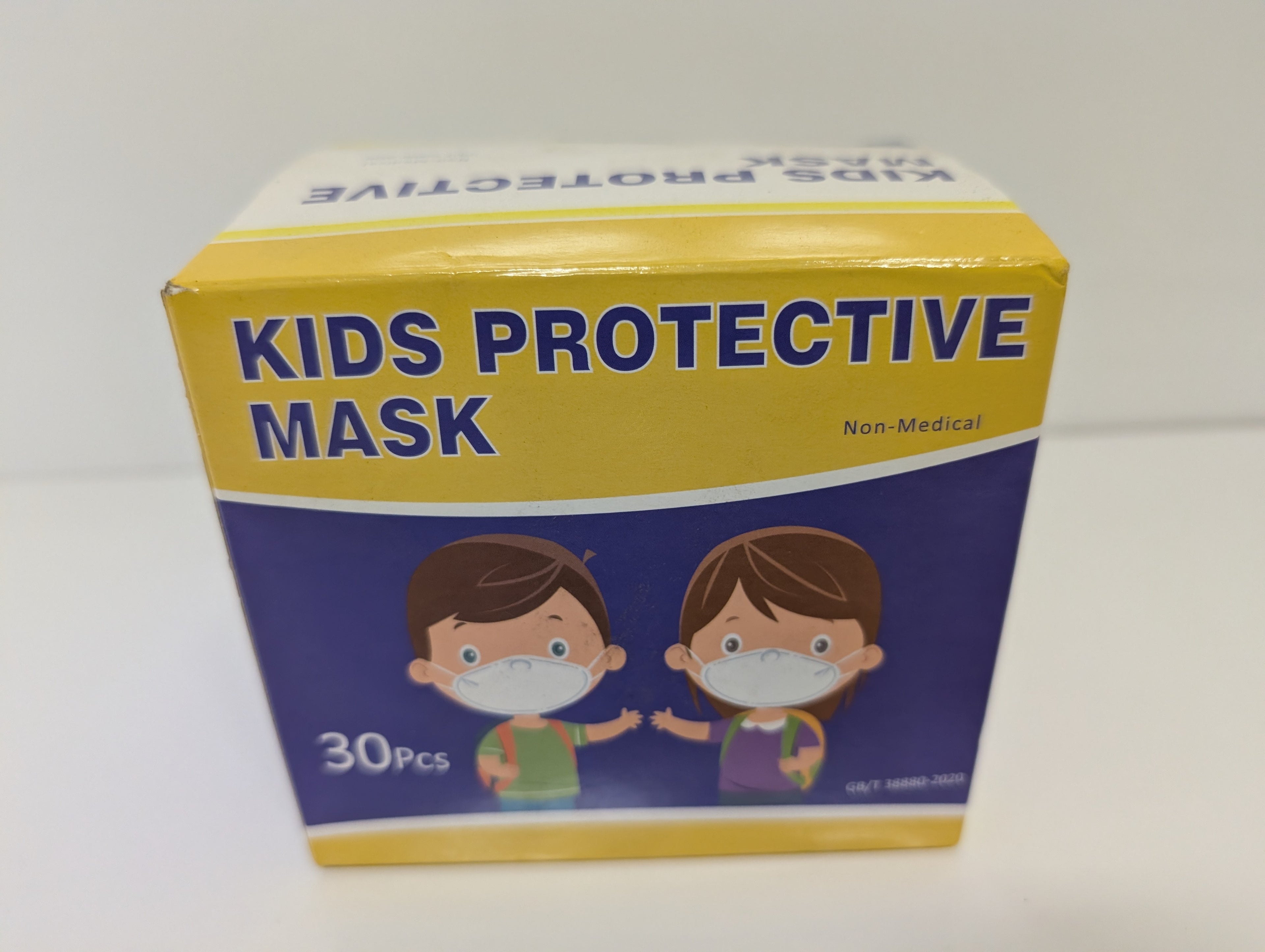 Kids Protective Masks – 30 Pack (Non-Medical, Disposable Face Masks)