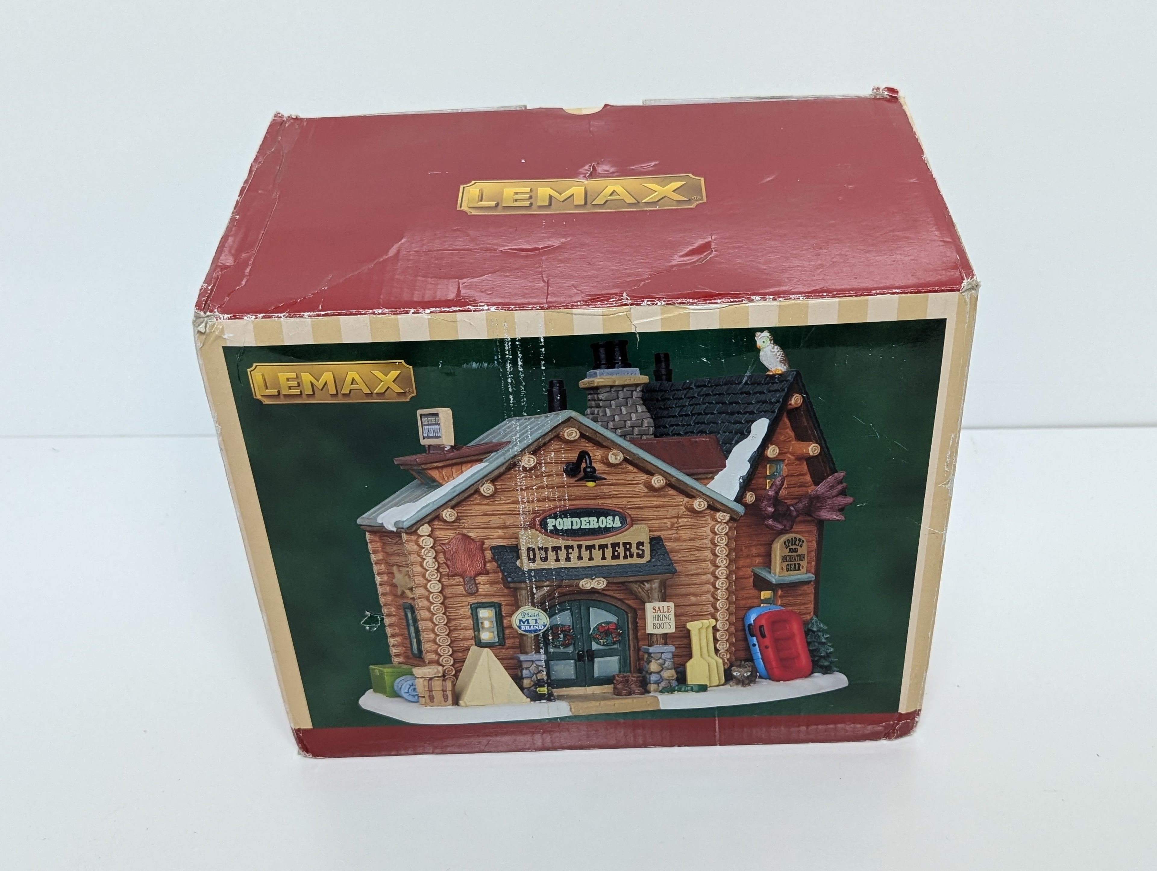 Lemax Ponderosa Outfitters – Porcelain Lighted Building (2016) – Holiday Village Collection