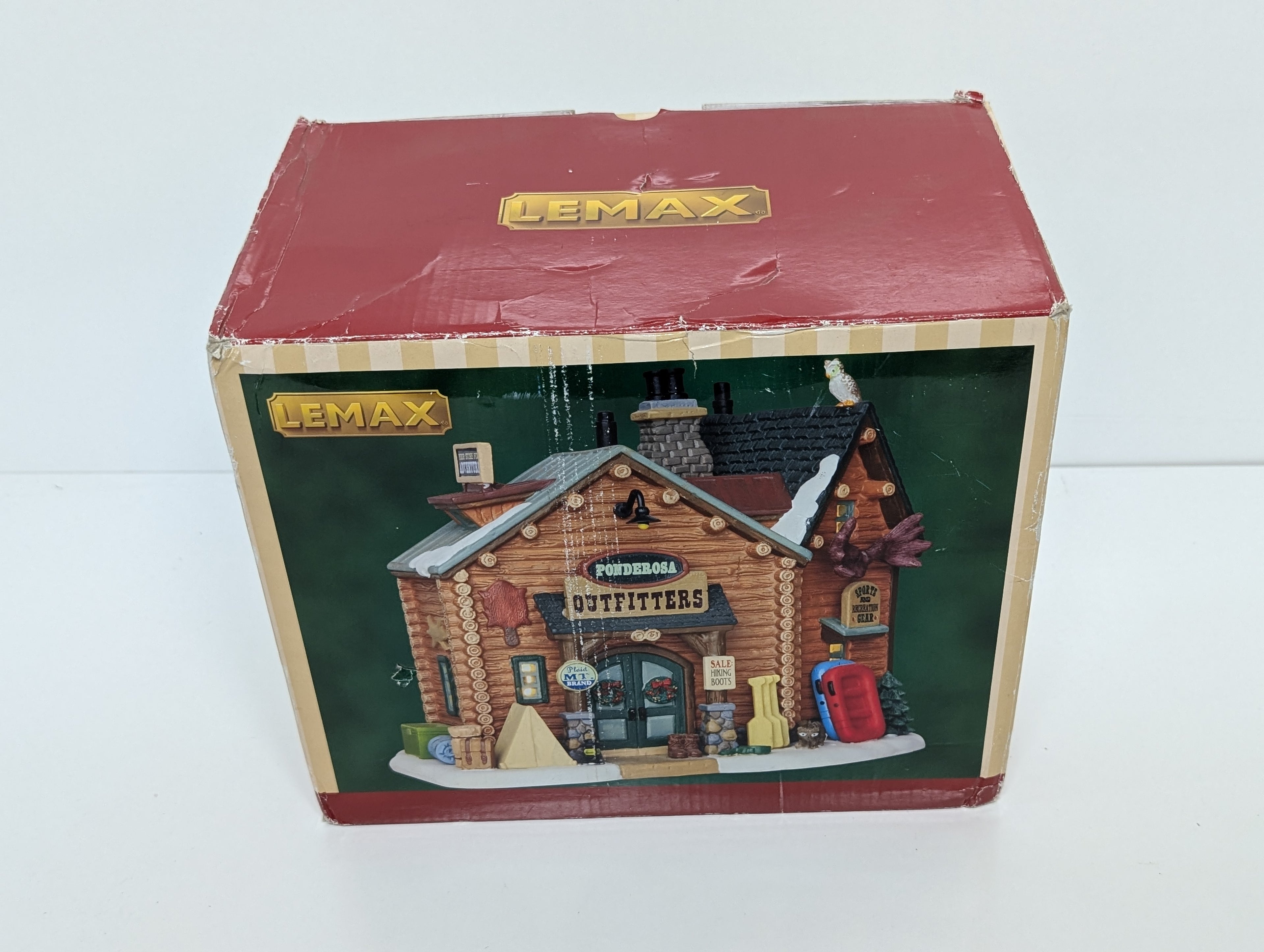 Lemax Ponderosa Outfitters – Porcelain Lighted Building (2016) – Holiday Village Collection