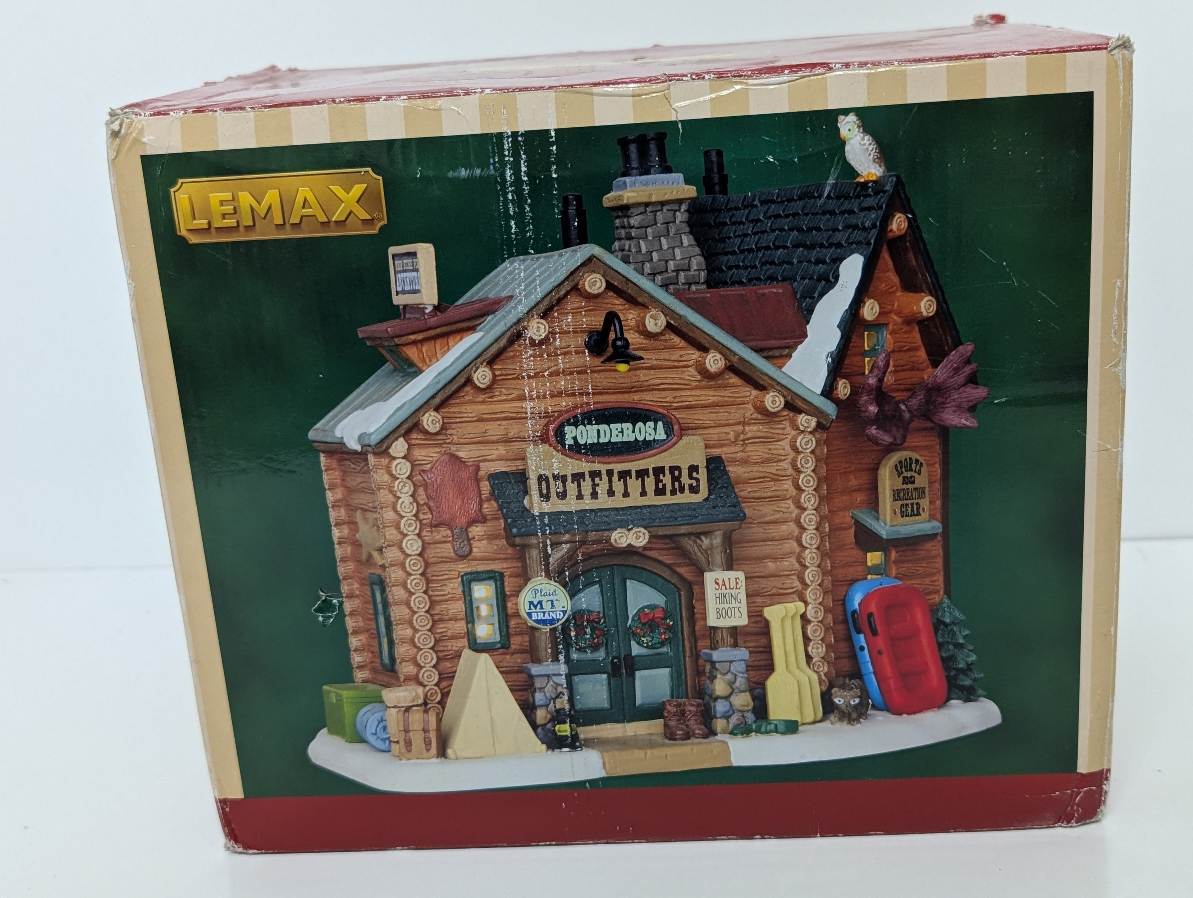Lemax Ponderosa Outfitters – Porcelain Lighted Building (2016) – Holiday Village Collection