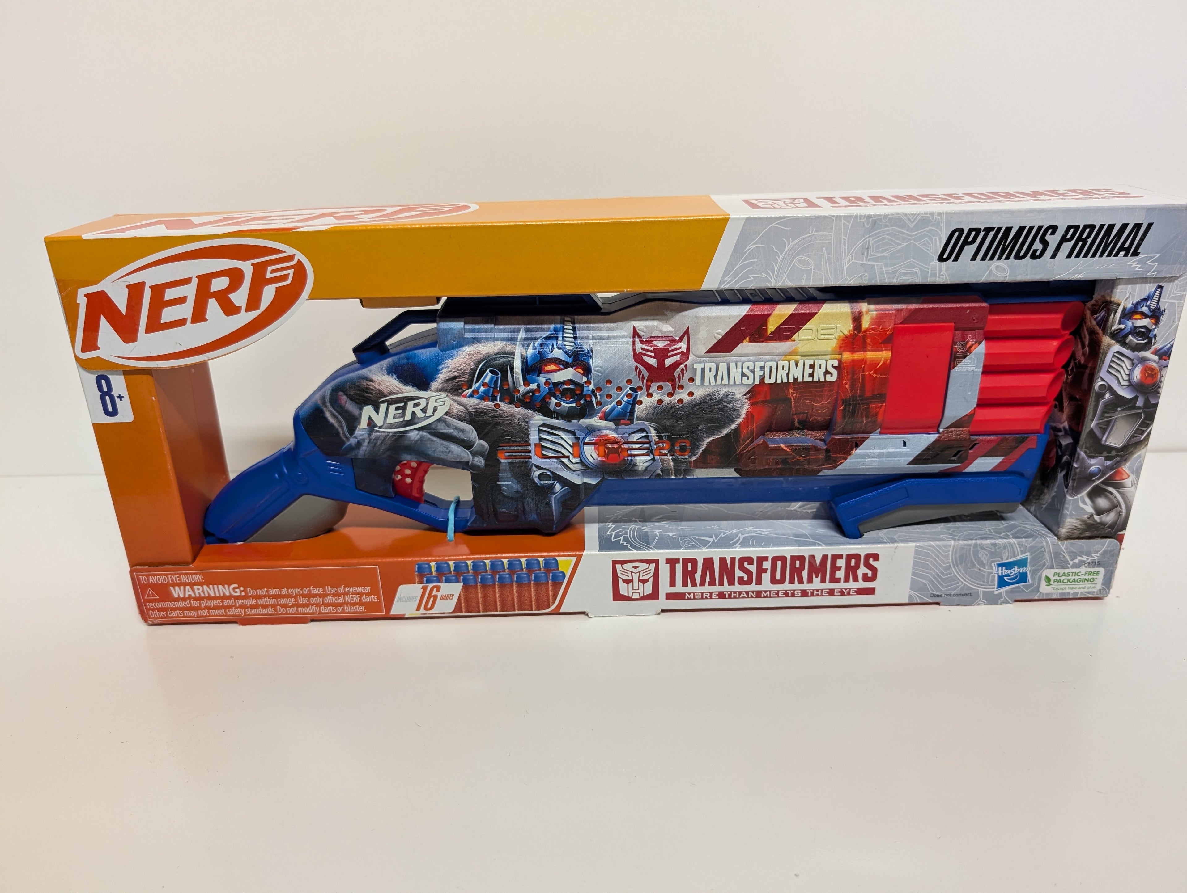 NERF Elite 2.0 Transformers Optimus Primal Dart Blaster – Hasbro Special Edition