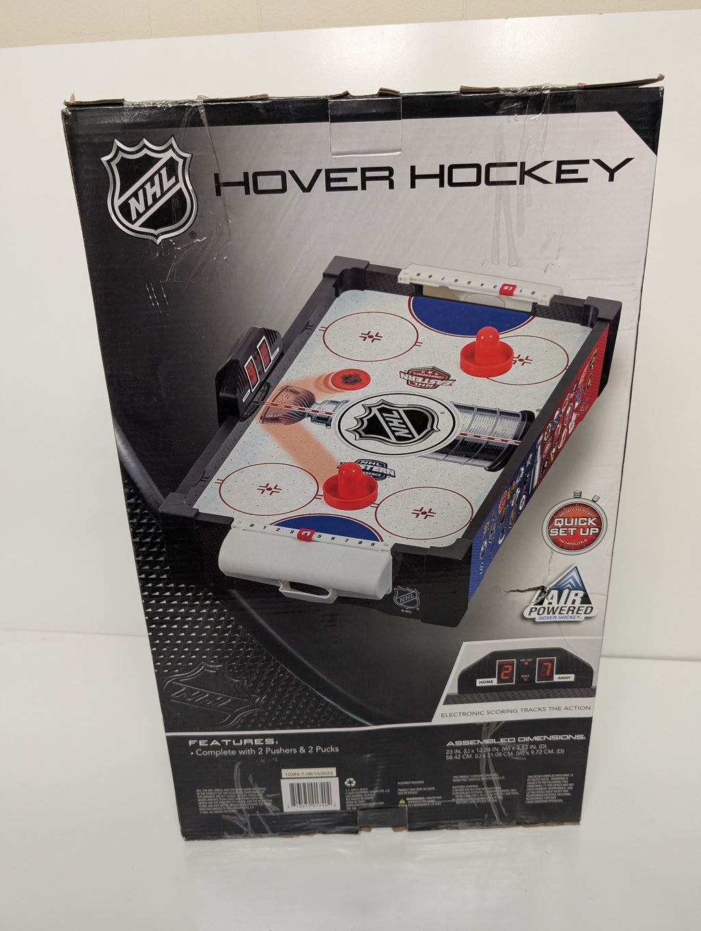 NHL Hover Hockey Tabletop Air Hockey Game – Electronic Scoring – Quick Set Up