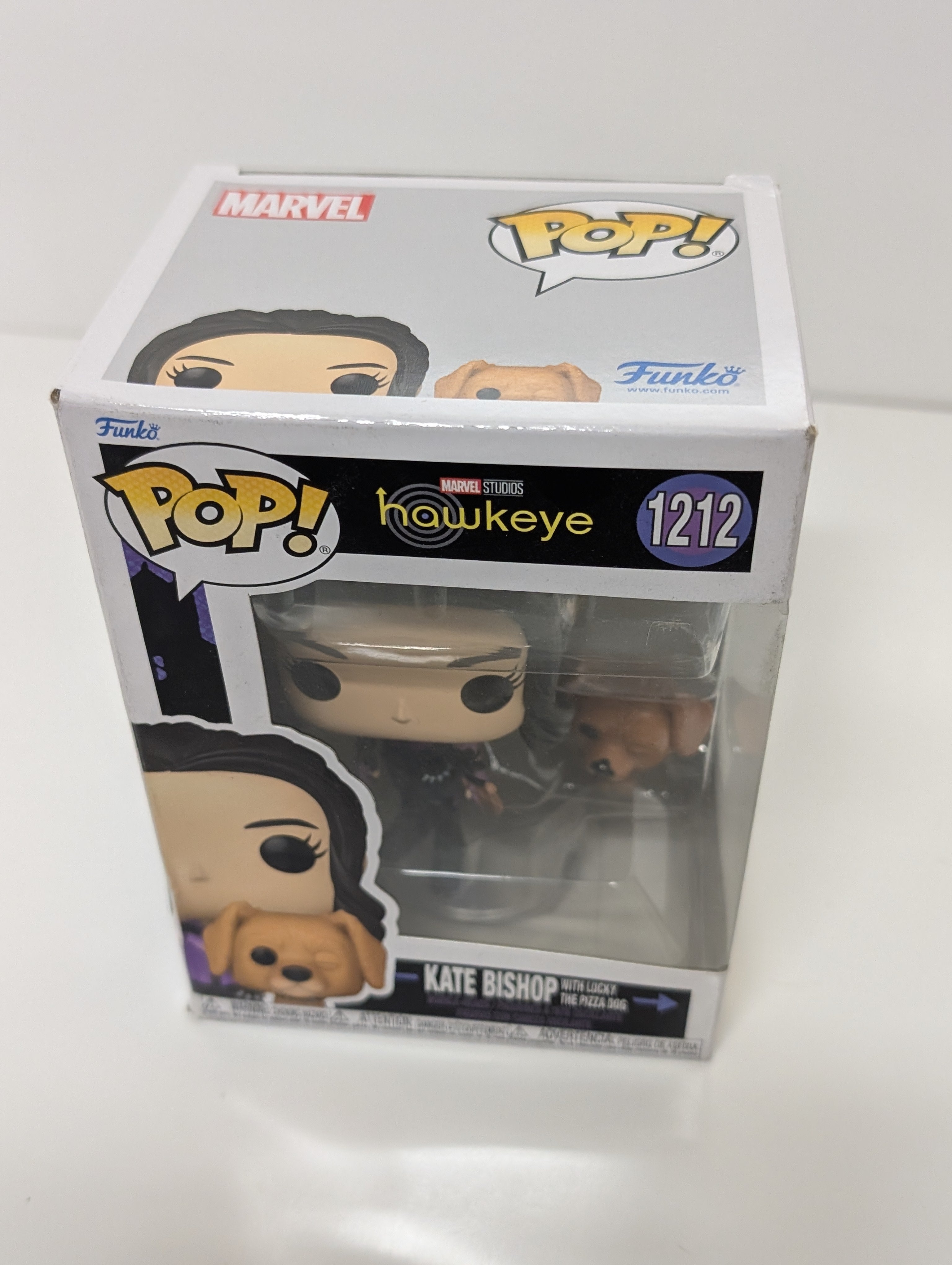 Funko Pop! Marvel Studios Hawkeye #1212 Kate Bishop with Lucky the Pizza Dog (2023)