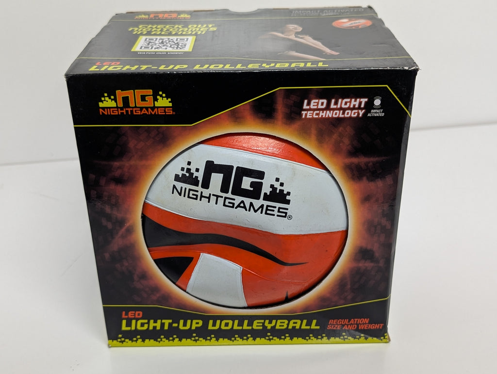 NG NightGames LED Light-Up Volleyball – Regulation Size & Weight