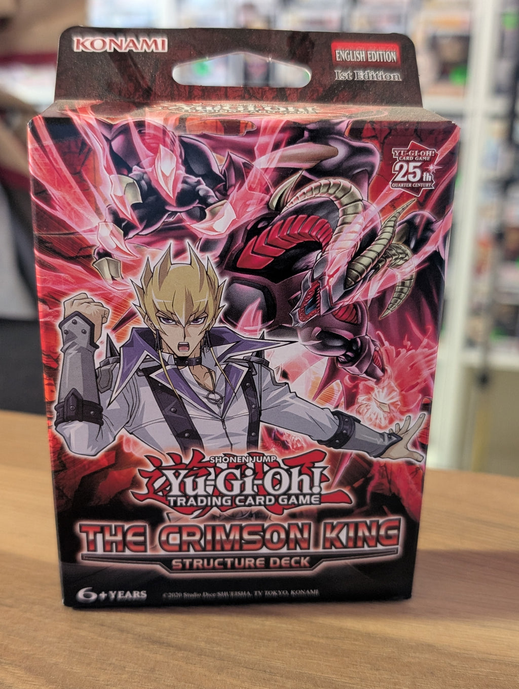 Yu-Gi-Oh The Crimson King Structure Deck 1st Edition English Collectible Set