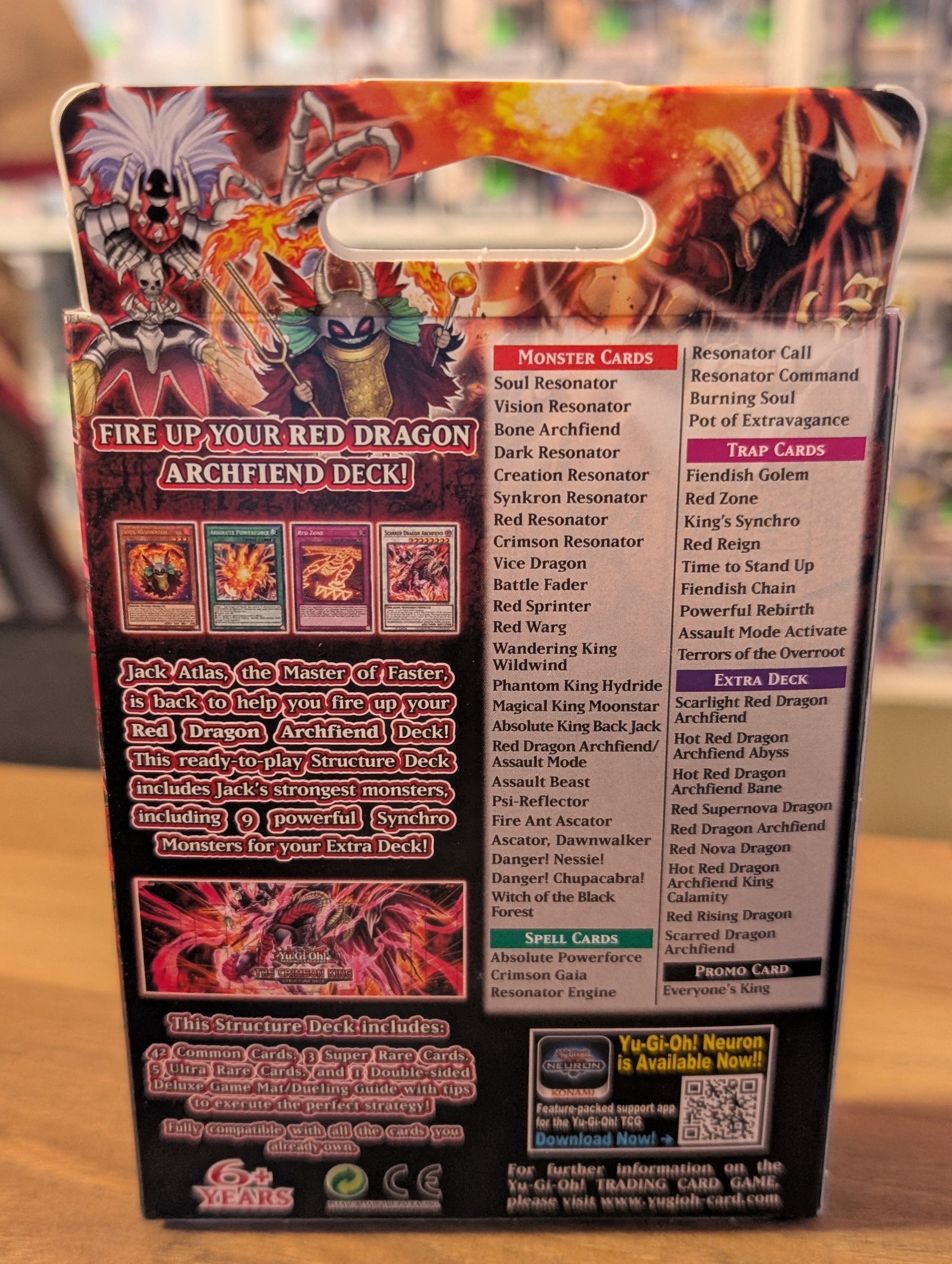 Yu-Gi-Oh The Crimson King Structure Deck 1st Edition English Collectible Set