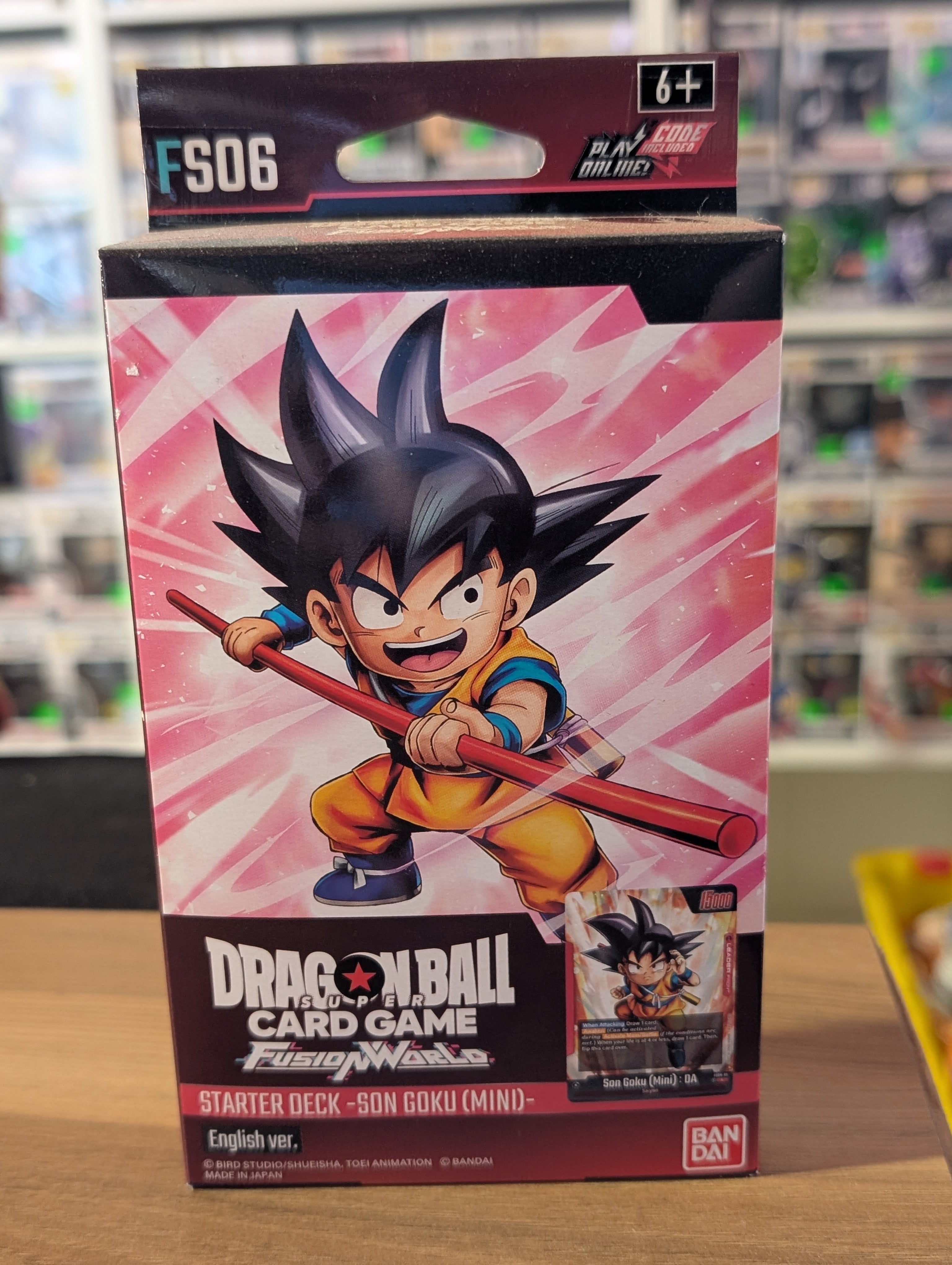 Dragon Ball Super Card Game Fusion World FS06 Son Goku Mini Starter Deck English