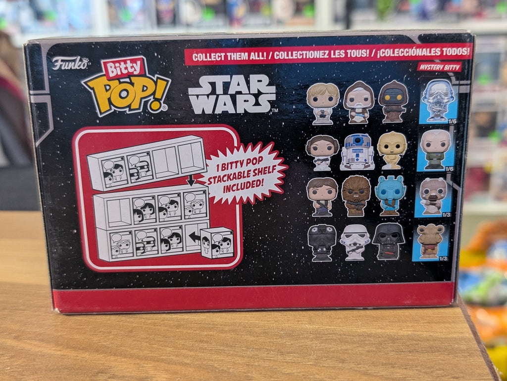 Funko Bitty Pop Star Wars 4 Pack Mini Figures Princess Leia R2-D2 C-3PO Set