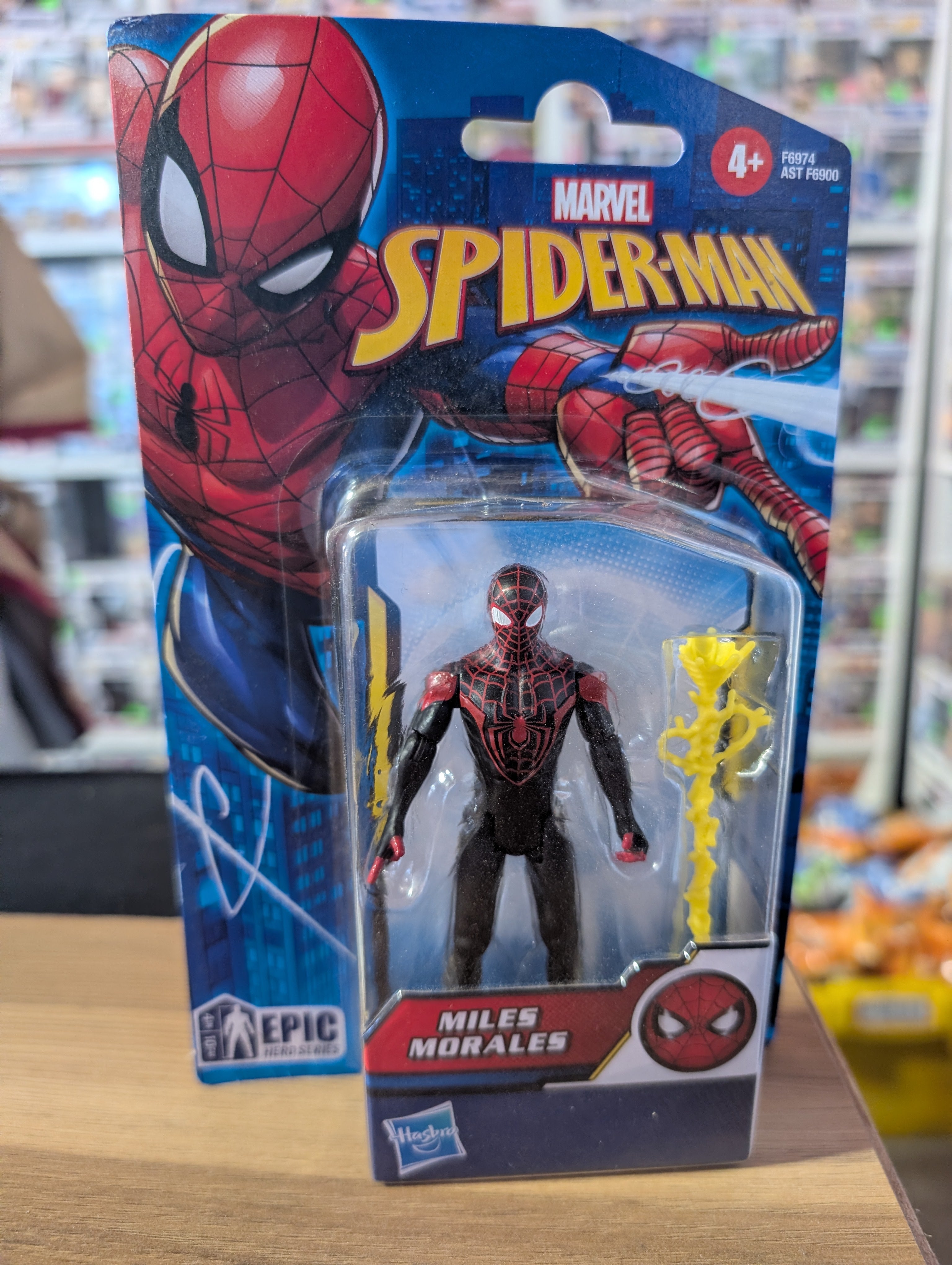 Hasbro Marvel Spider-Man Miles Morales Epic Hero Series 4 Inch Action Figure