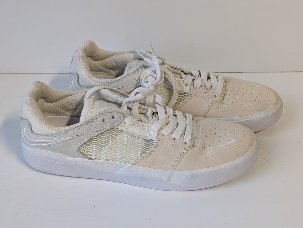 Nike SB Ishod Wair DQ4558-111 White Suede Mesh Low Skate Shoes Mens 10 Sneakers