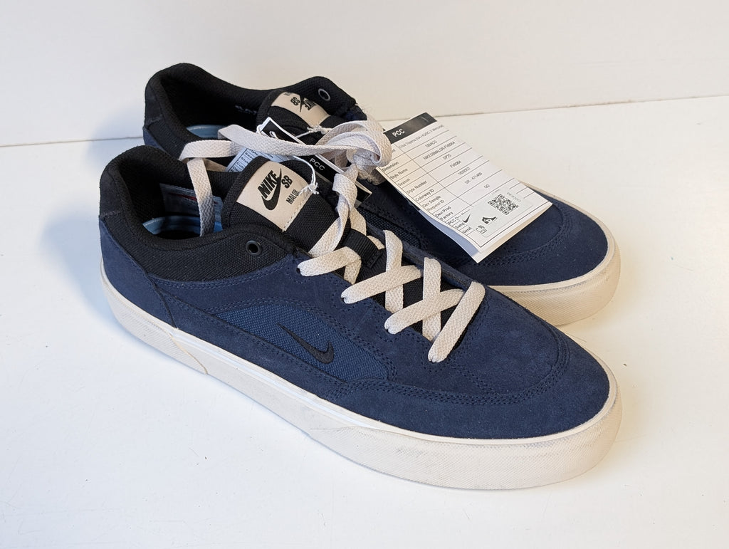 Nike SB Malor Navy Suede Skate Shoes Size 9 Not for Resale Dev Sample Collectible