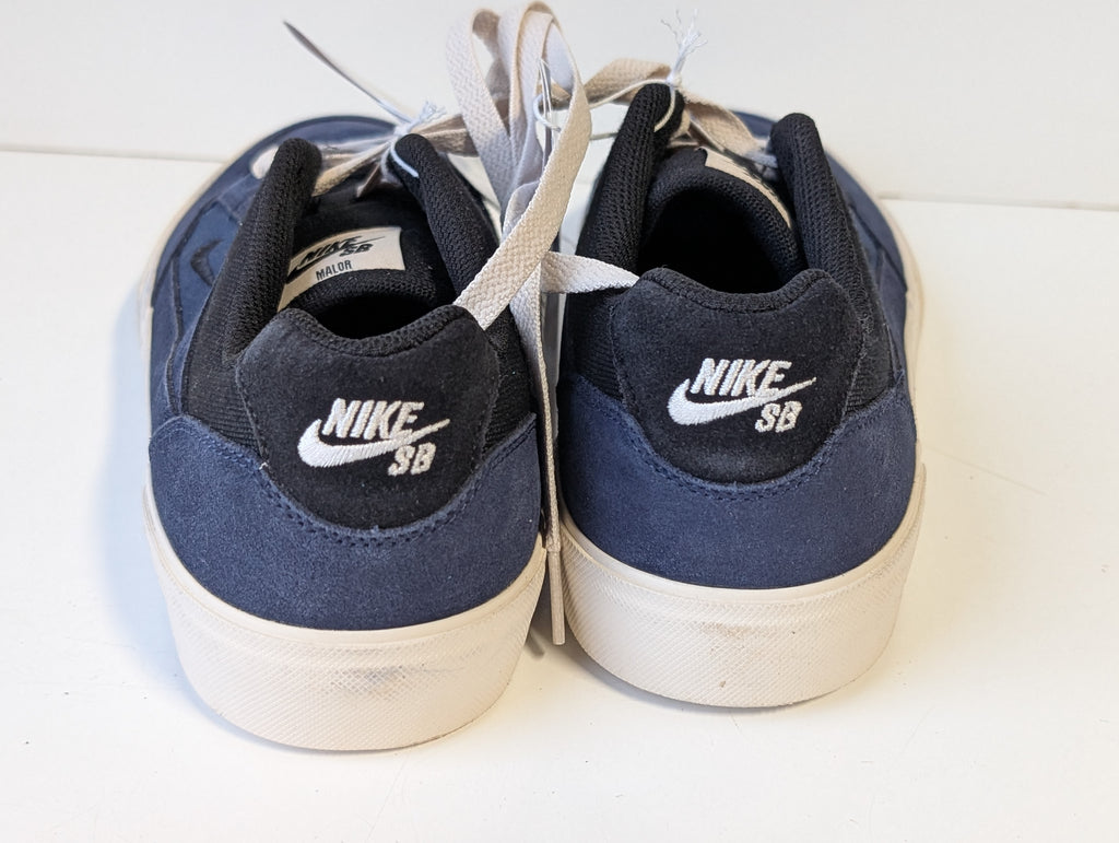 Nike SB Malor Navy Suede Skate Shoes Size 9 Not for Resale Dev Sample Collectible