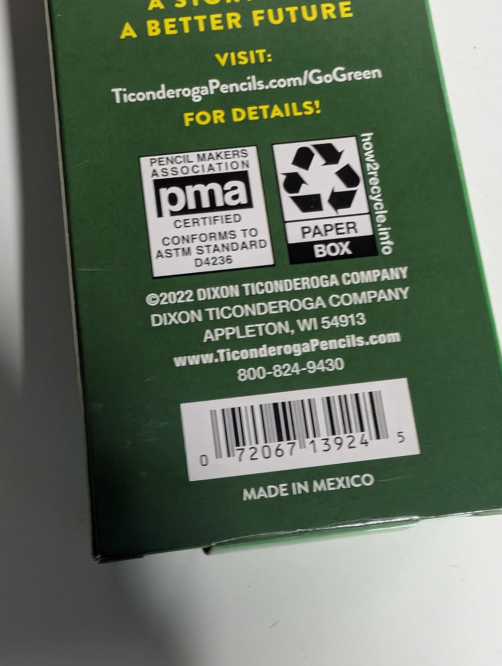 Ticonderoga No.2 HB Pencils 24 Count Unsharpened Classic Yellow Smooth Writing Set