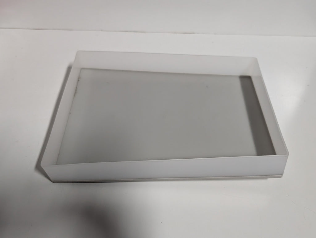 Ankyo Clear Plastic Storage Tray Single Count Rectangular Household Organizer Bin