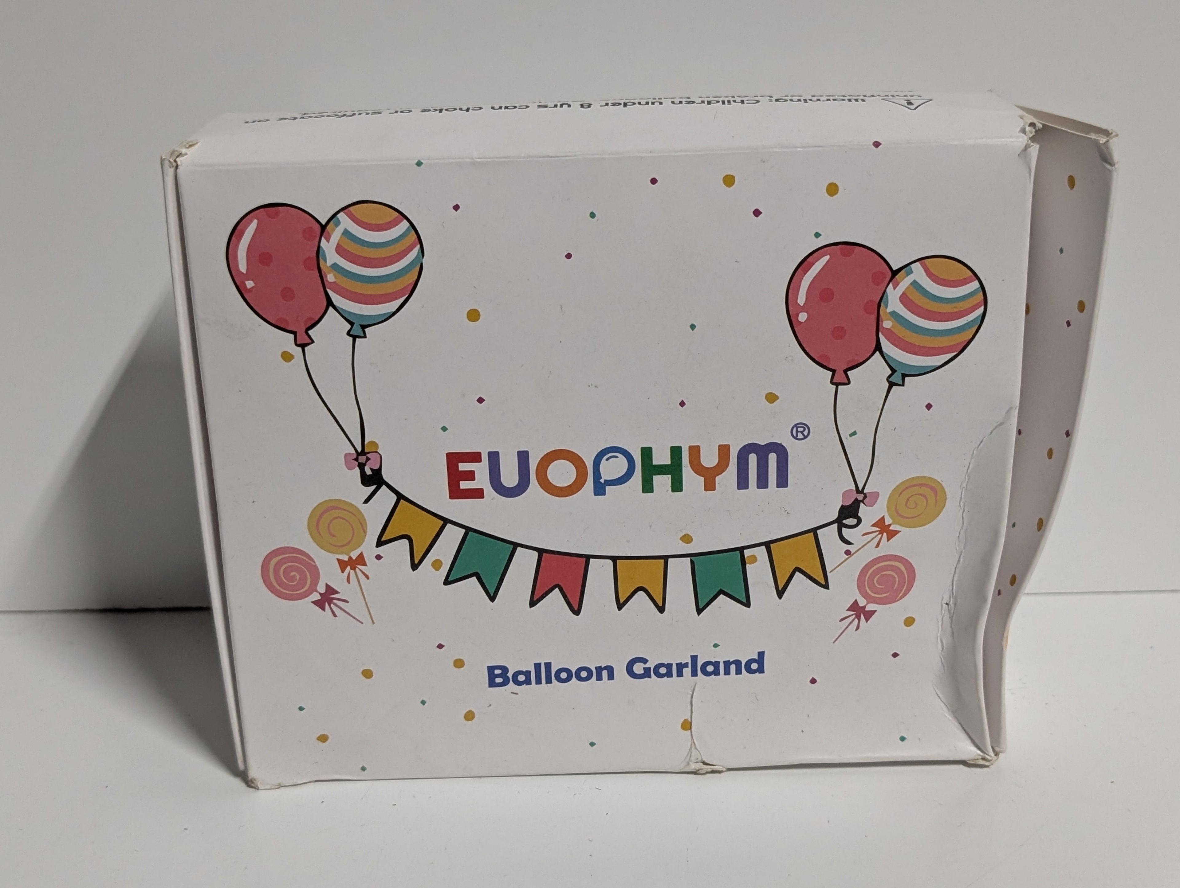Euophym Balloon Garland Party Decoration Kit Colorful Celebration Banner Set