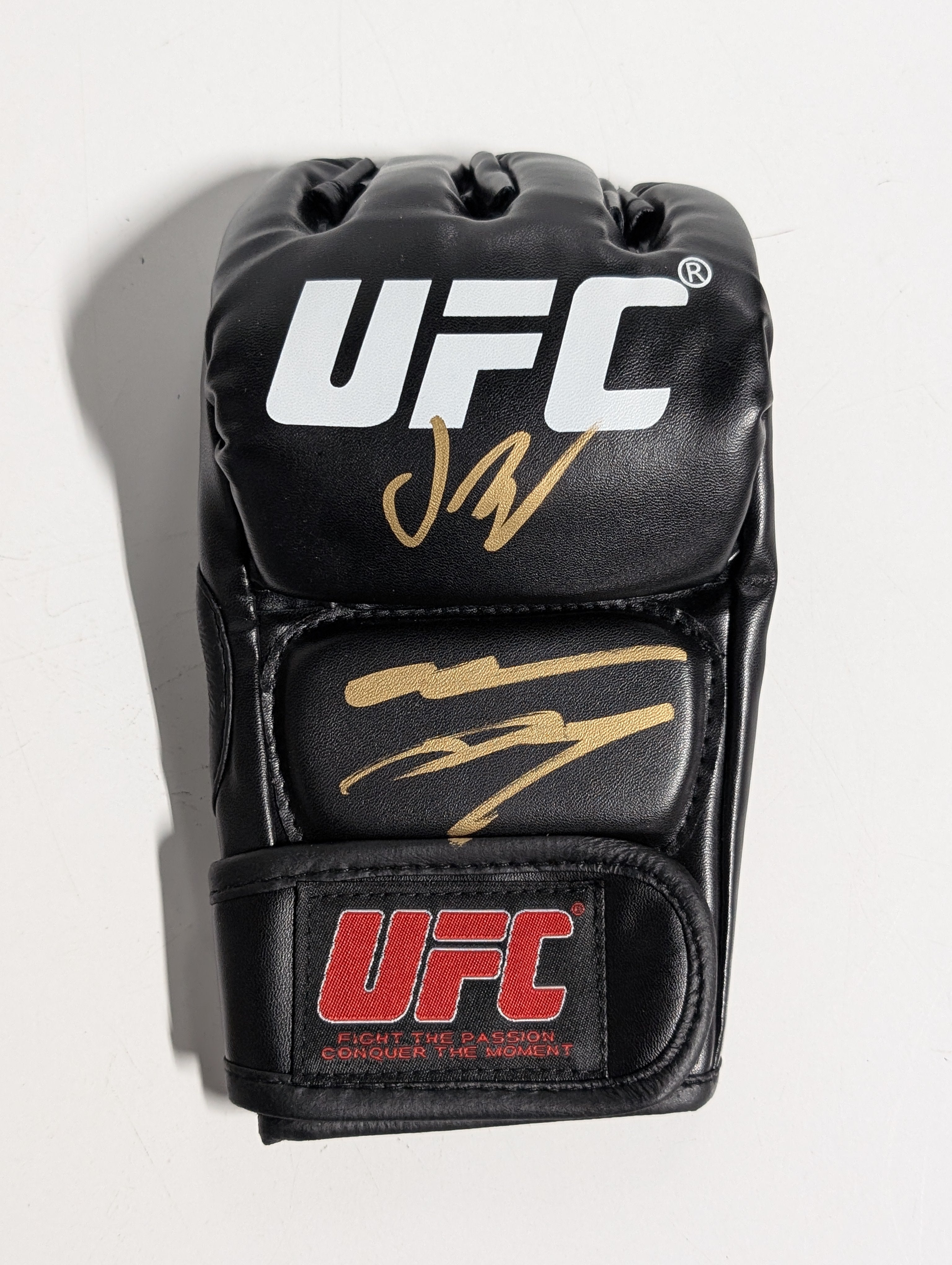 Nate Diaz Jake Shields Signed UFC Black Fight Glove Autographed Collectible