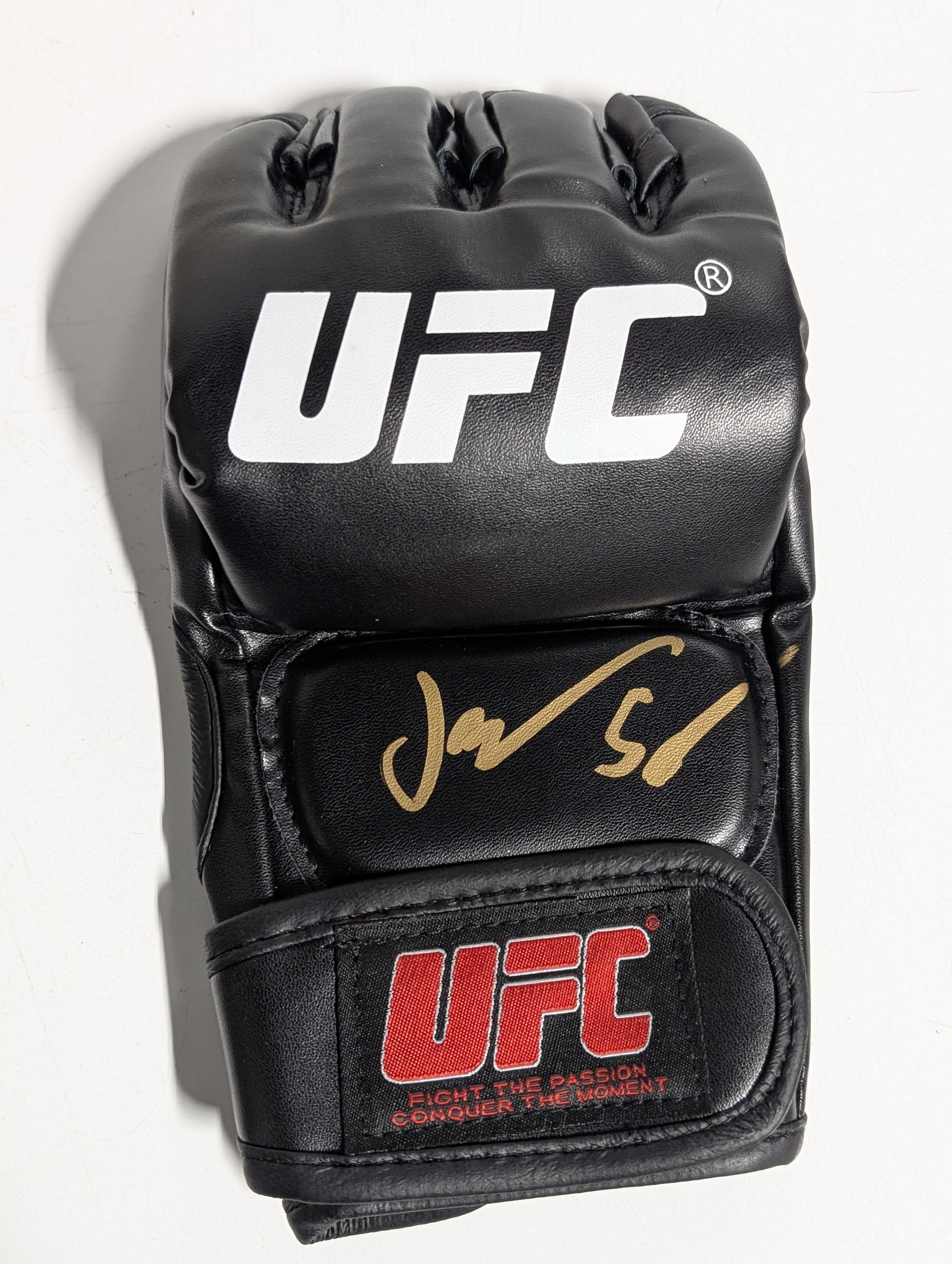 Jake Shields Signed UFC Black Fight Glove Autographed MMA Display Collectible