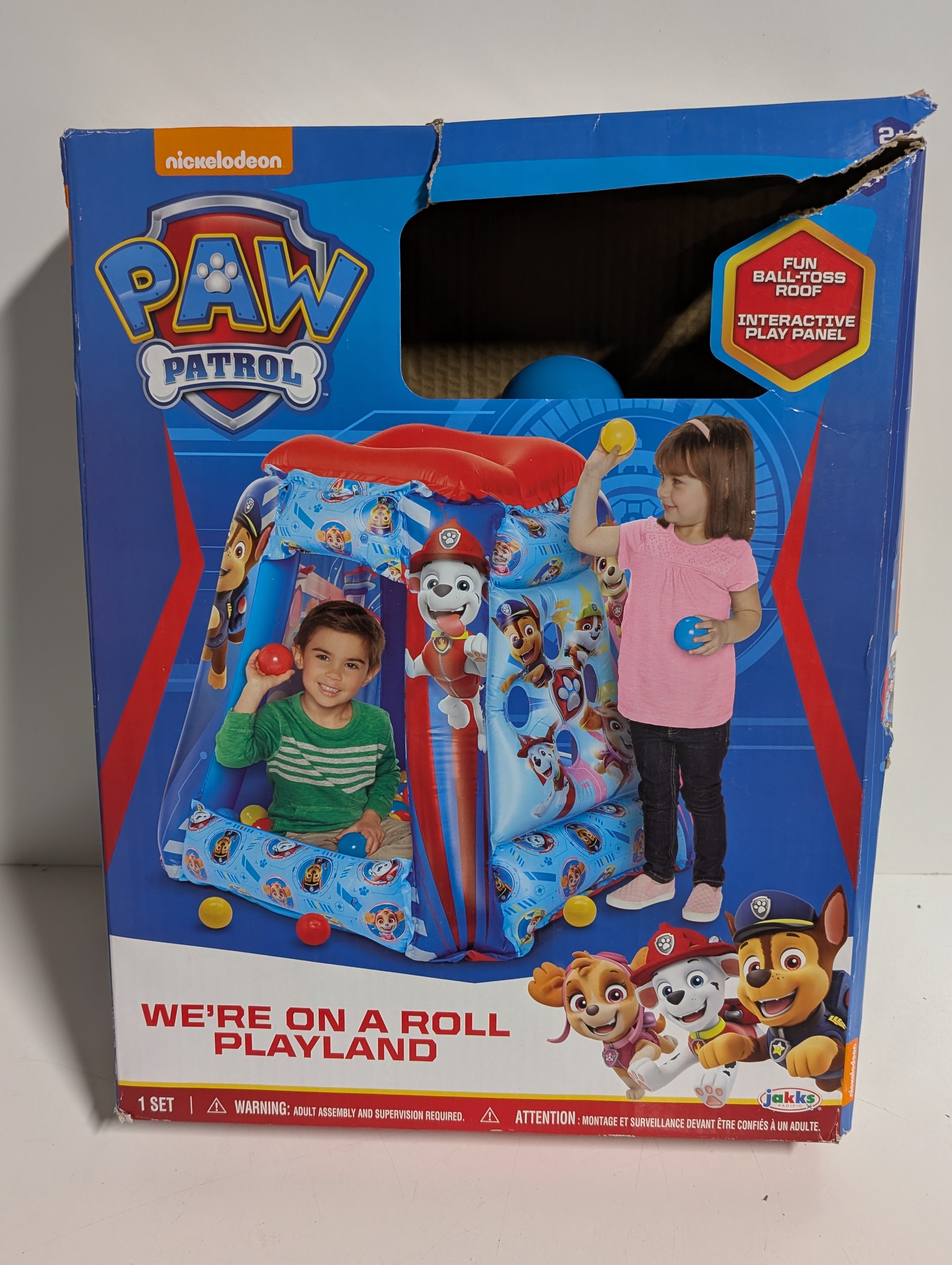 Nickelodeon Paw Patrol We’re On A Roll Playland Ball Pit Jakks Pacific Collectible Set