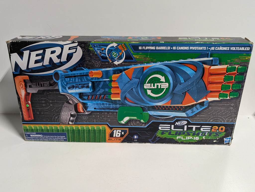 Nerf Elite 2.0 Flipshots Flip 16 Dart Blaster Hasbro Battle Toy Collectible Set