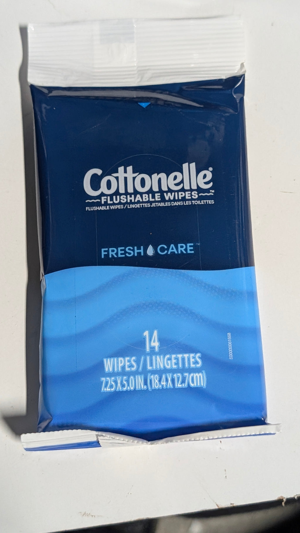 Cottonelle Flushable Wipes Fresh Care Travel Pack 14 Count Personal Hygiene
