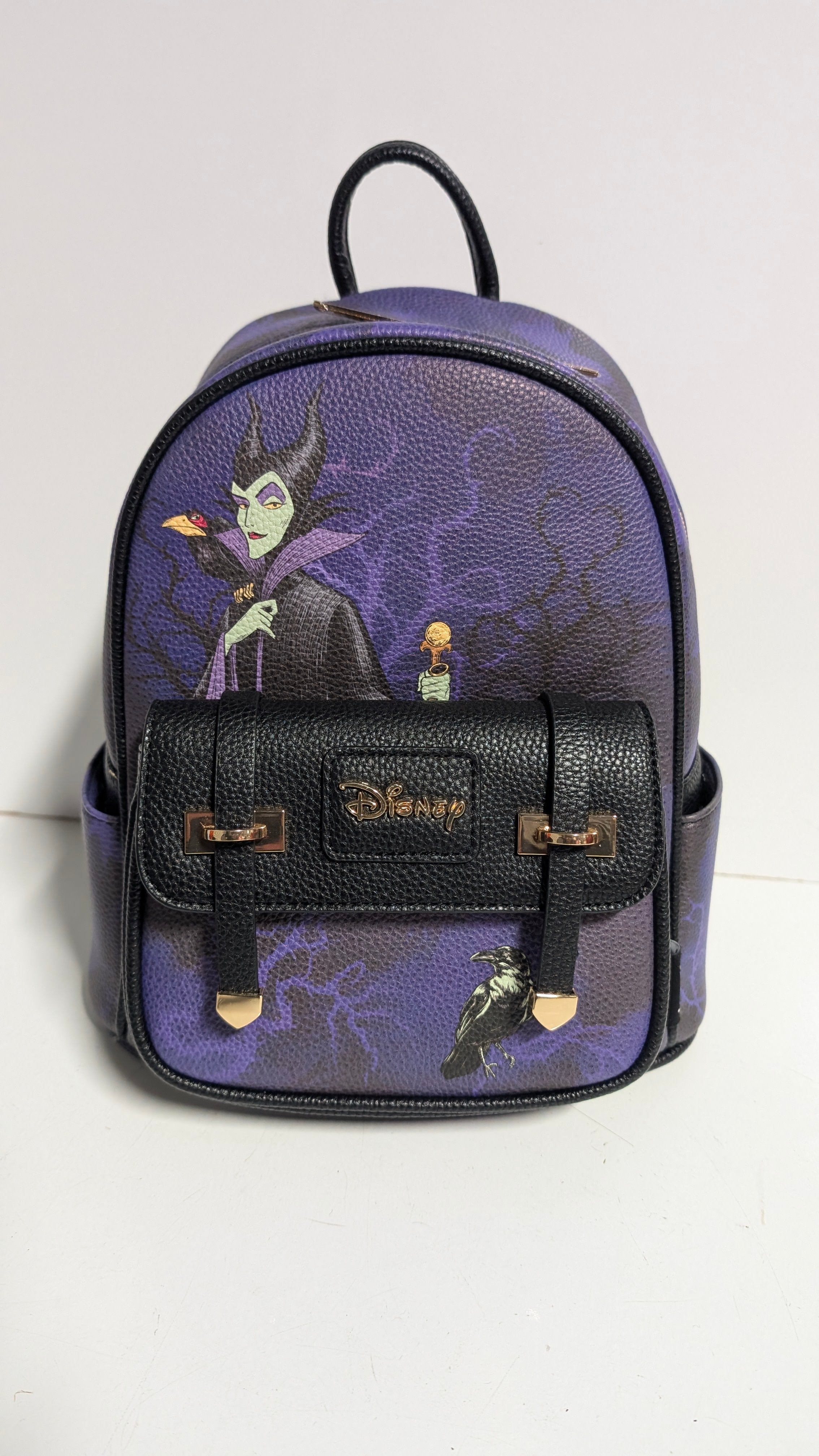 Disney Loungefly Maleficent Mini Backpack Faux Leather Villains Collectible