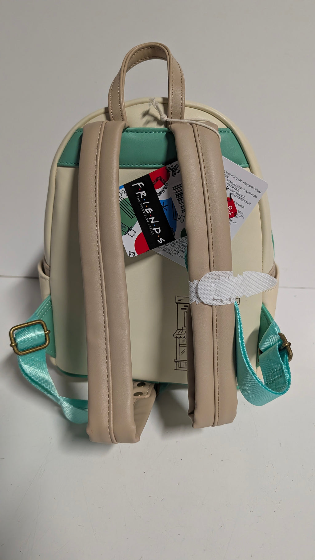 Friends Loungefly Central Perk Mini Backpack Faux Leather Television Collectible