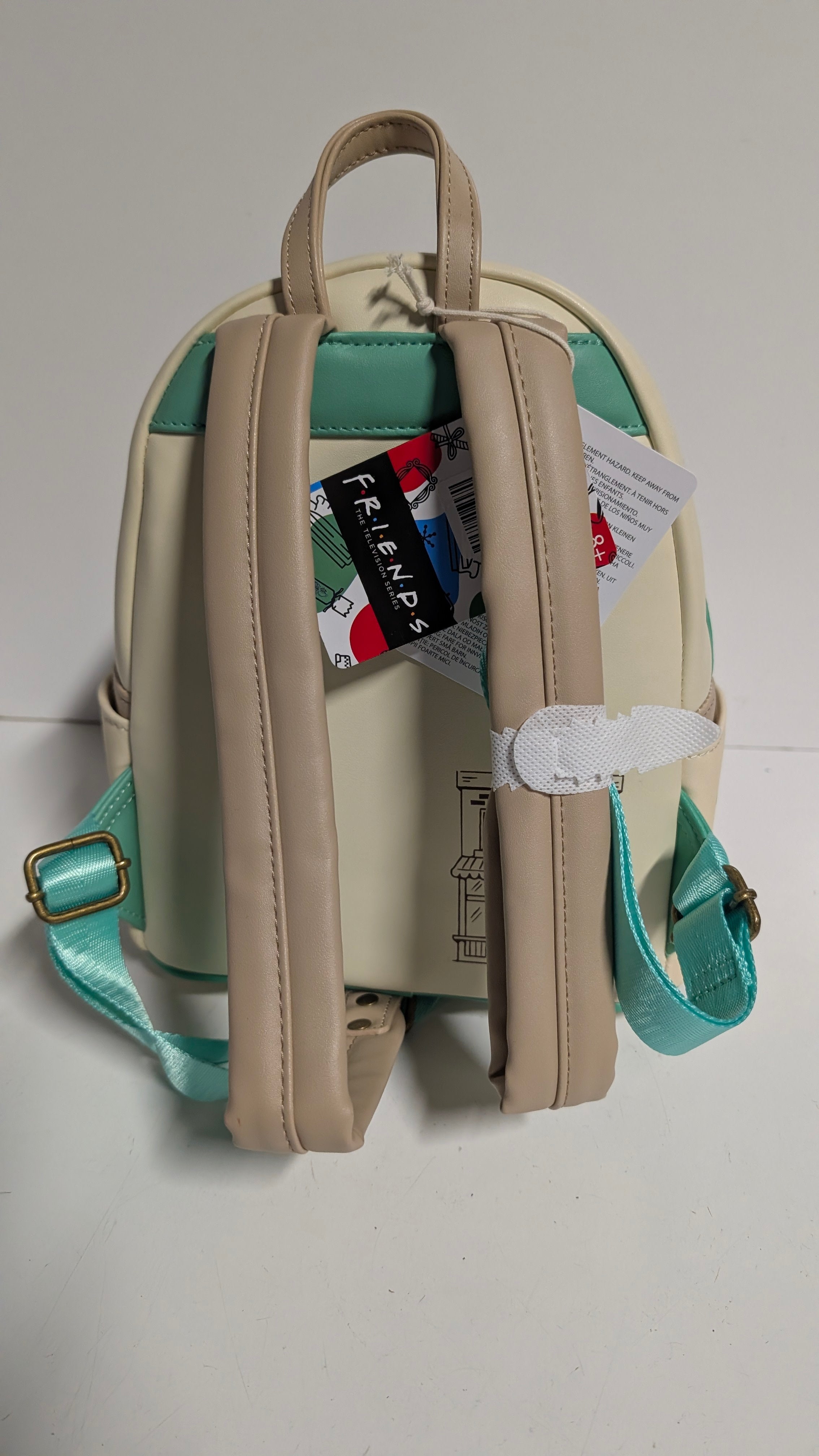 Friends Loungefly Central Perk Mini Backpack Faux Leather Television Collectible